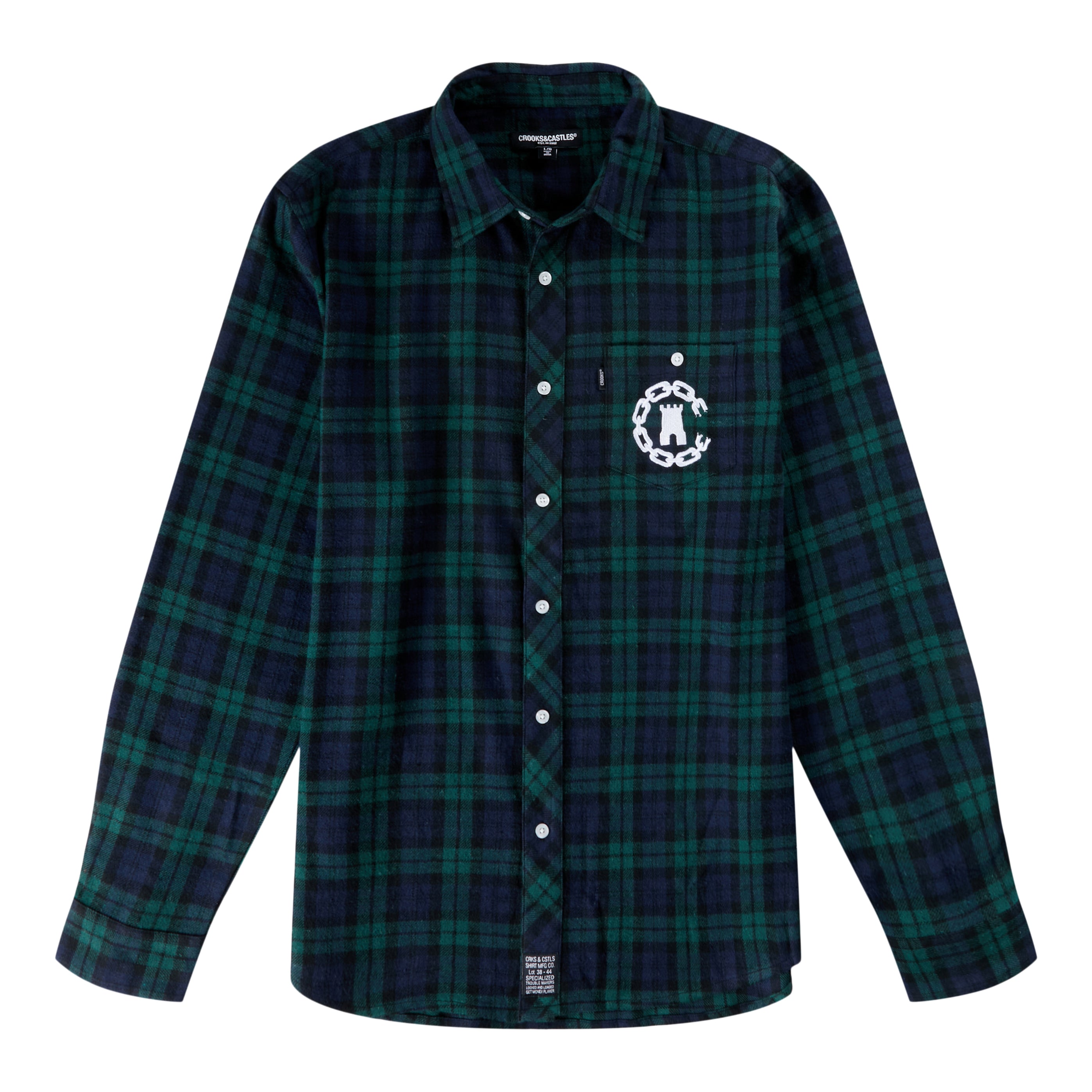 Chain C Castle Embroidered Shirt