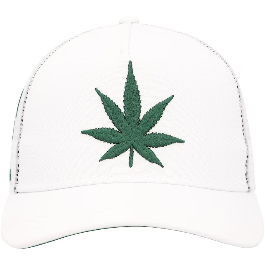 Weed Leaf Trucker Adjustable Hat