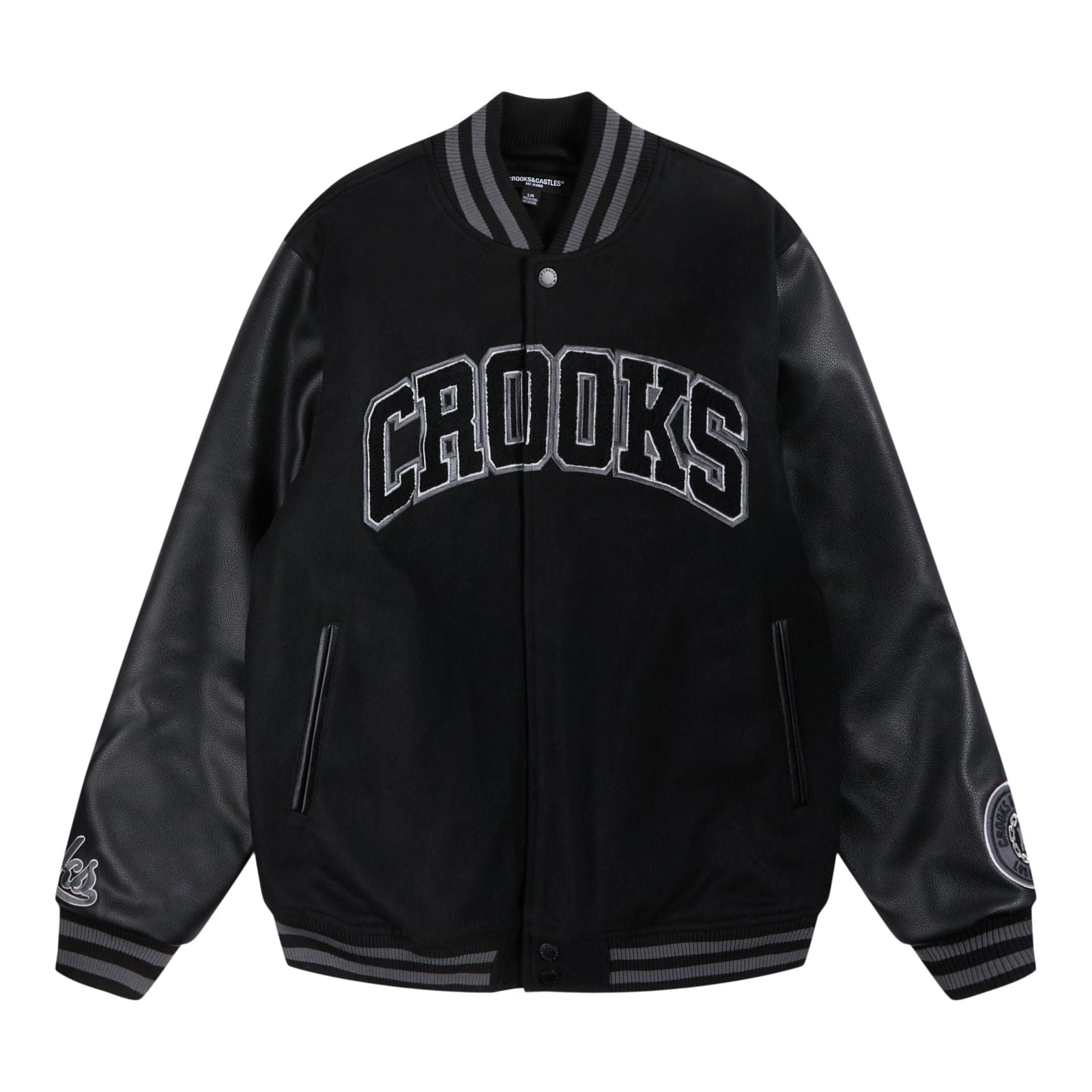 Crooks and Castles shops Varsity Jacket Mens XL