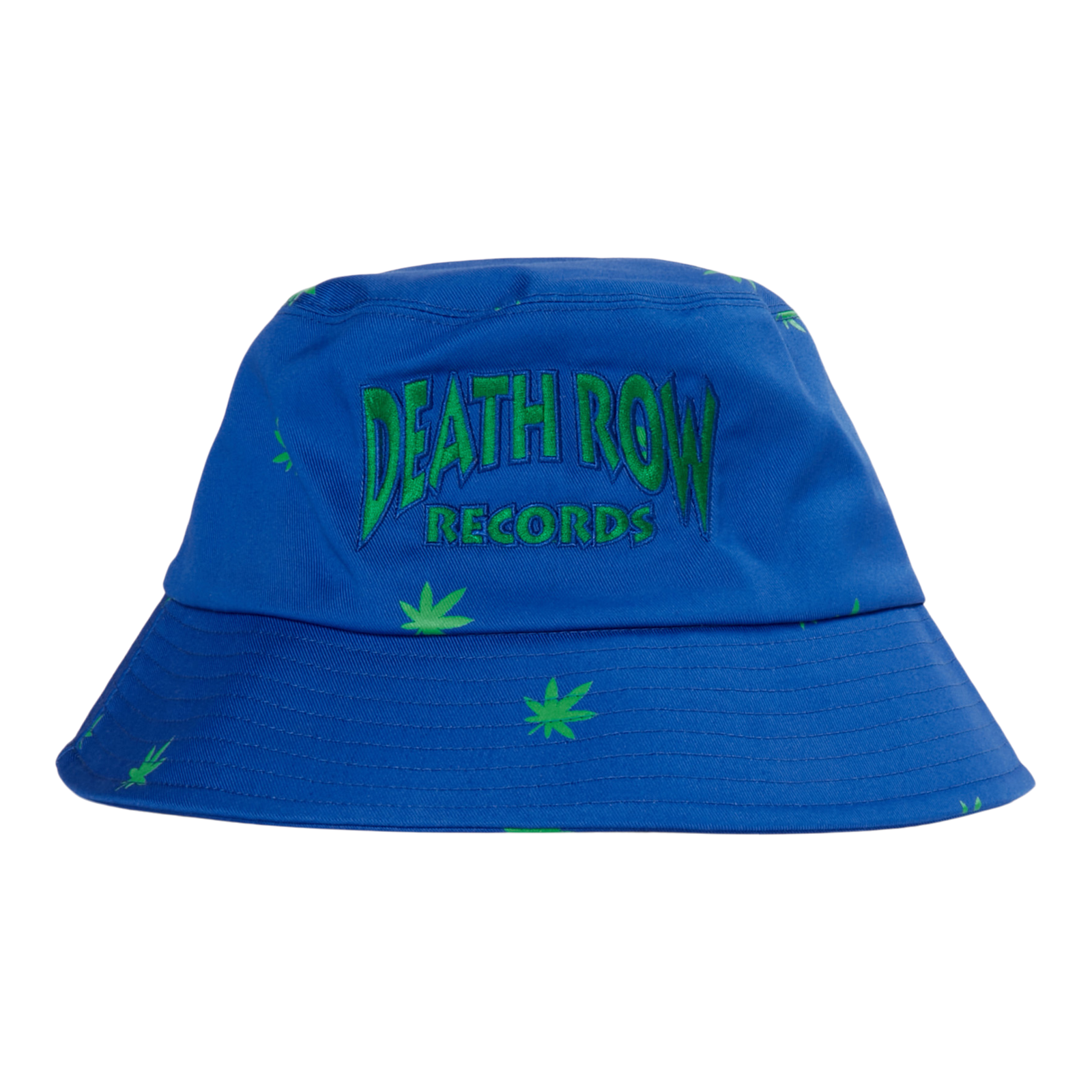 Death Row Weed Leafs Bucket Hat Black Os