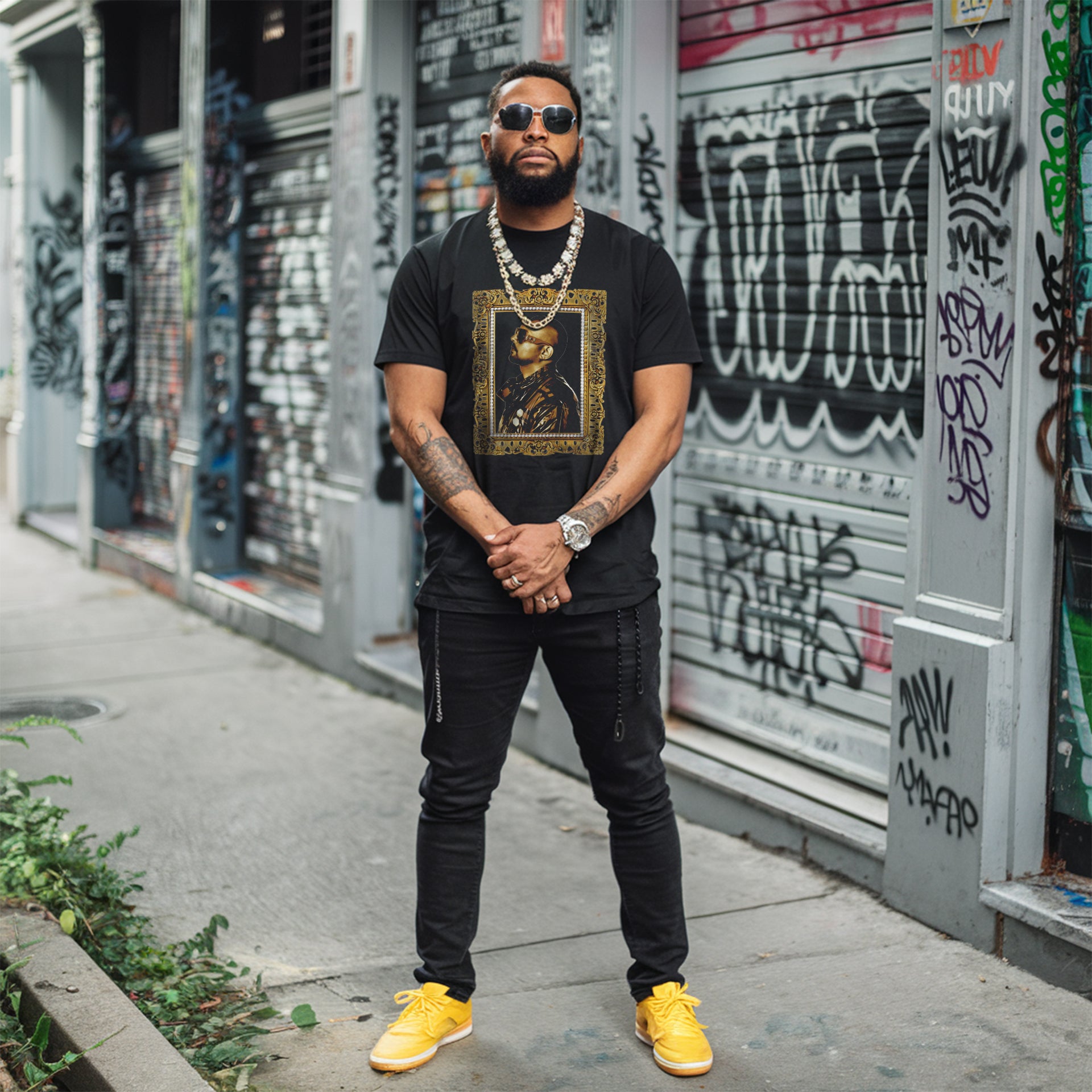 Gold Frame Tee