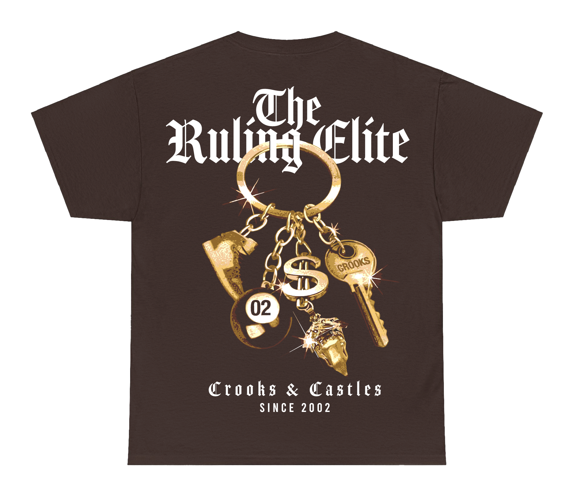 Crooks Keychain Premium Heavyweight Box Tee