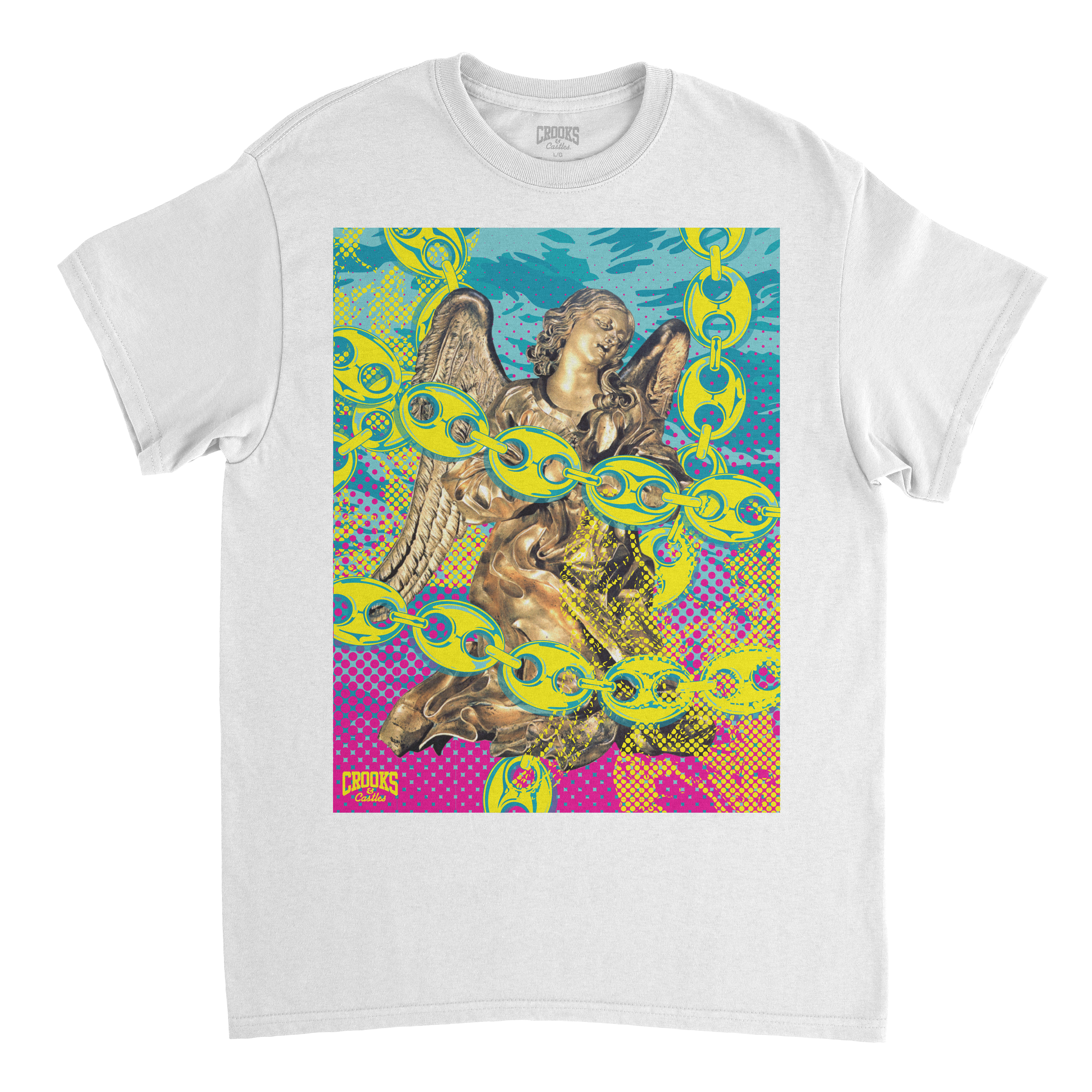 Angel Chain Neon Tee