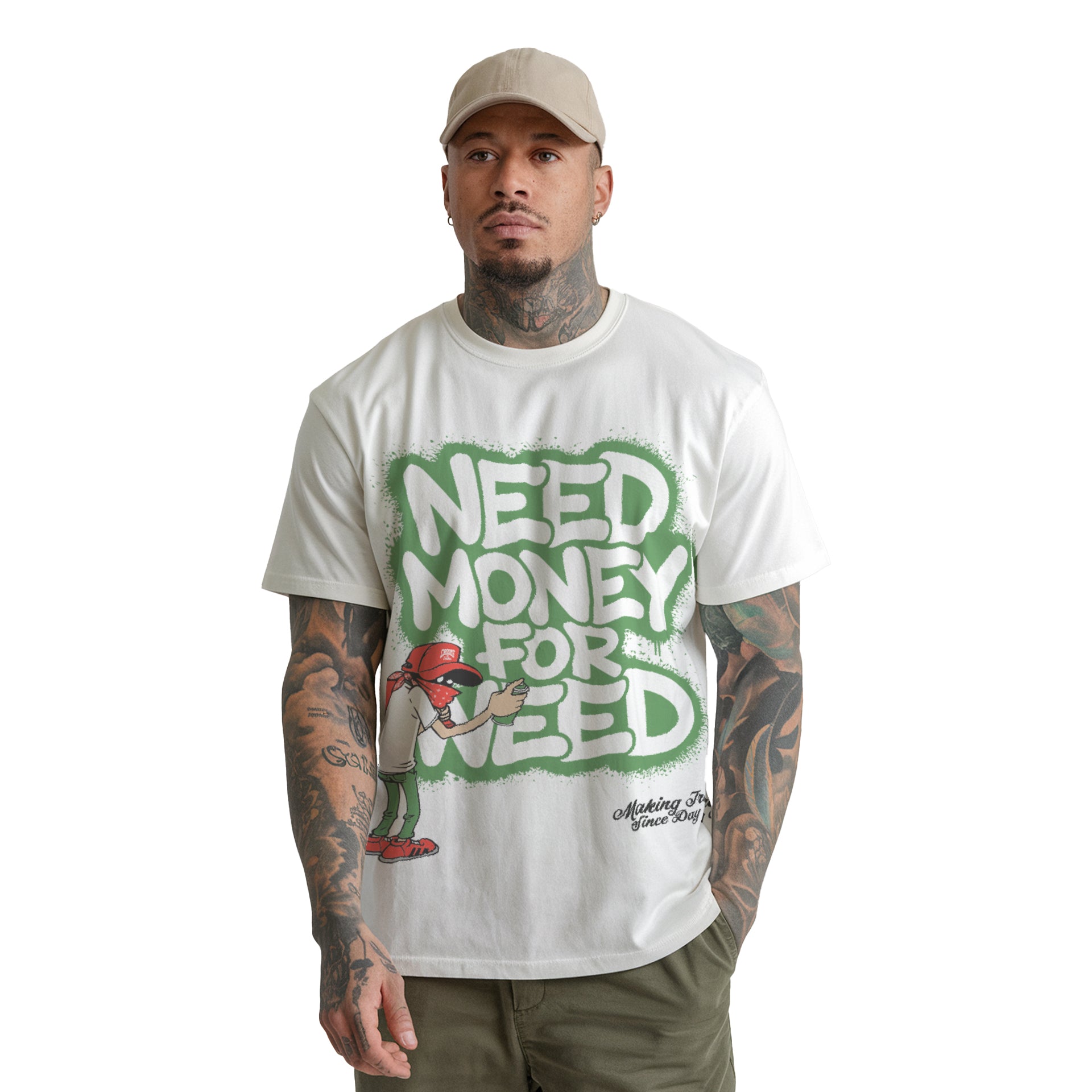 Need Money for Weed Premium Heavyweight Box Tee