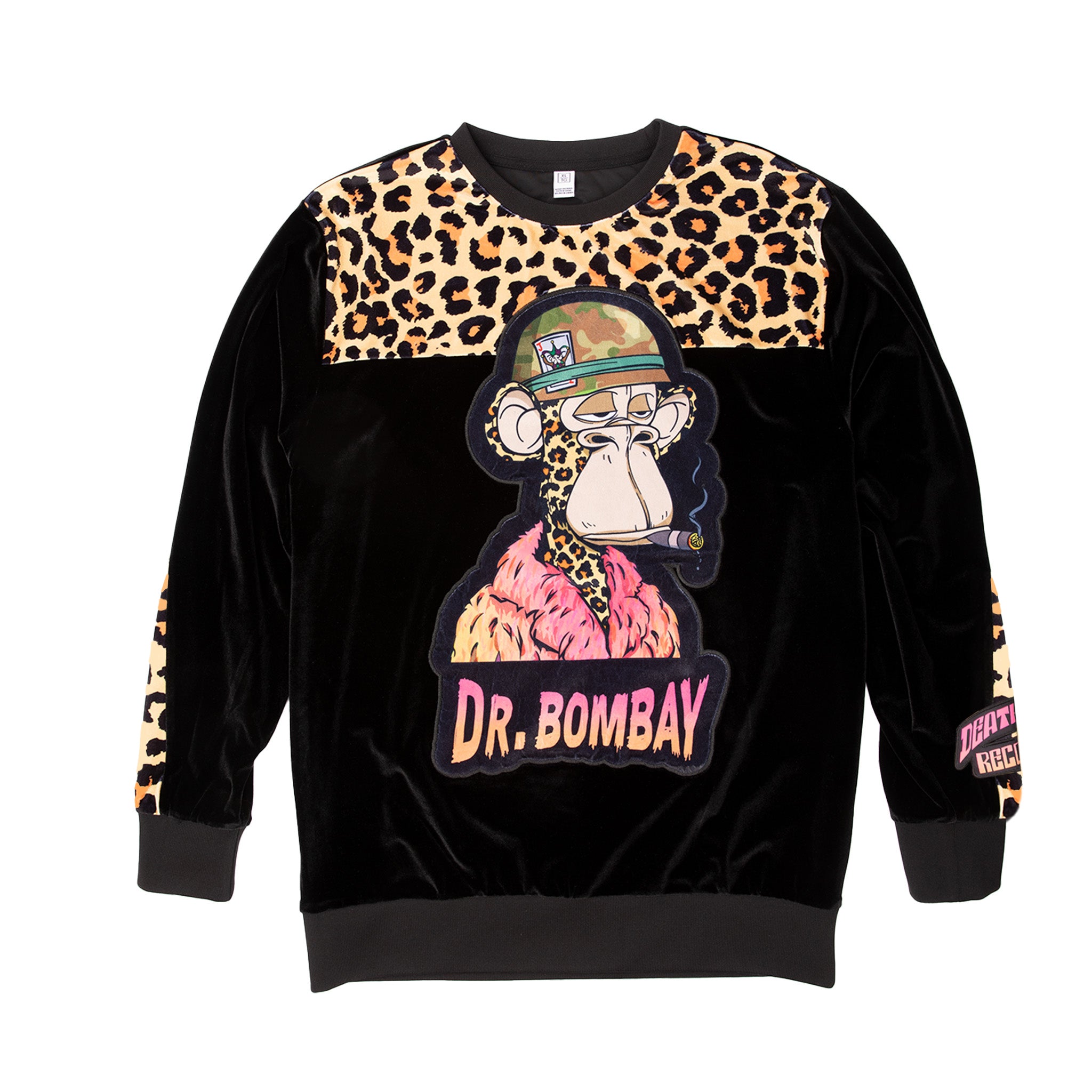 Dr. Bombay Leopard Velour Sweatshirt