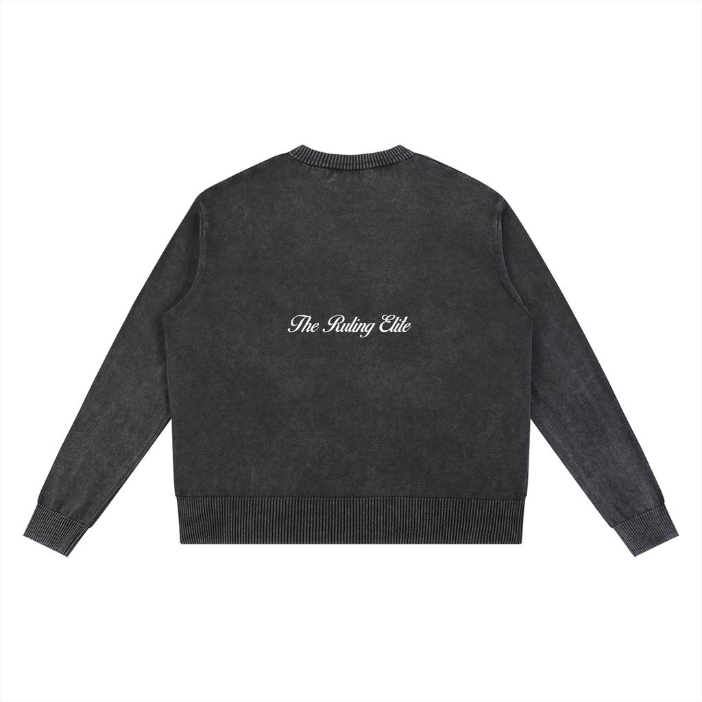 TRE Mineral Wash Oversized Sweater