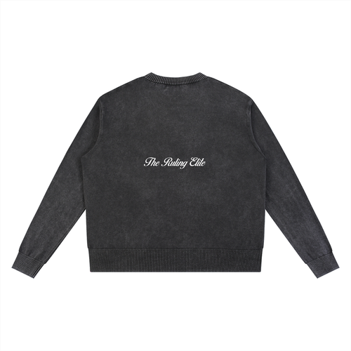 TRE Mineral Wash Oversized Sweater