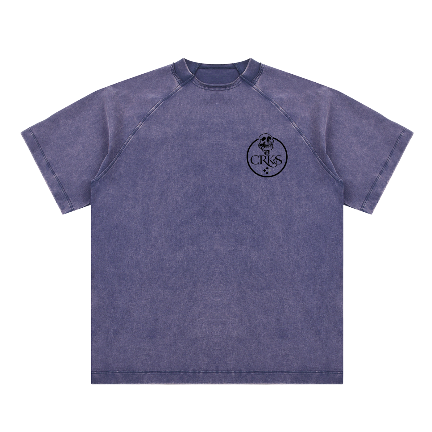 Dying Angel Washed Raglan Tee