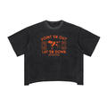Point Em Out Raw Edge Snow Washed Tee