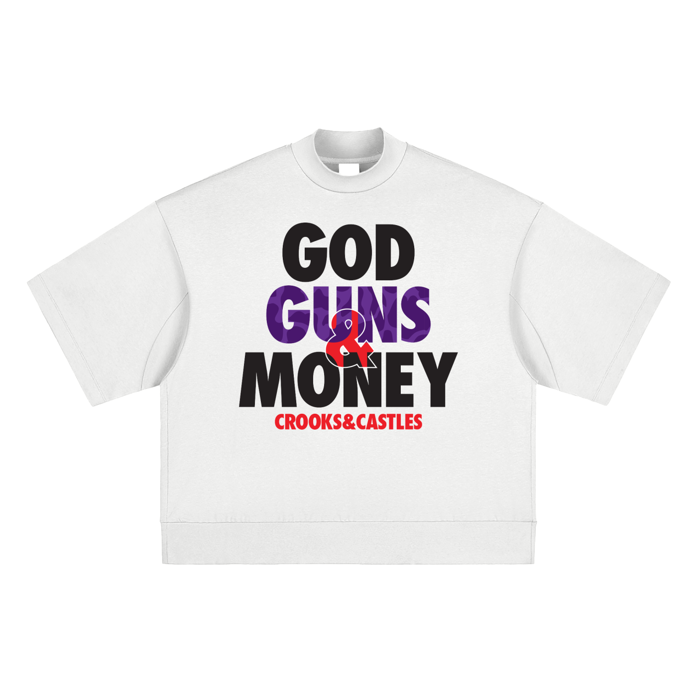 God Guns & Money Oversized Tee