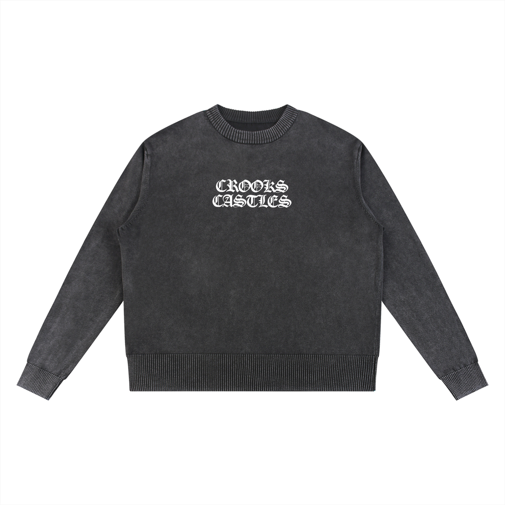 TRE Mineral Wash Oversized Sweater