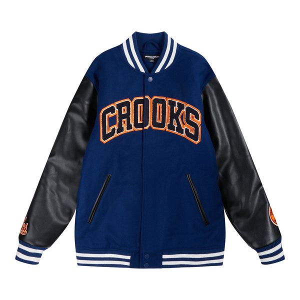 Crooks discount & Castles Medusa Varsity Button Up Jacket