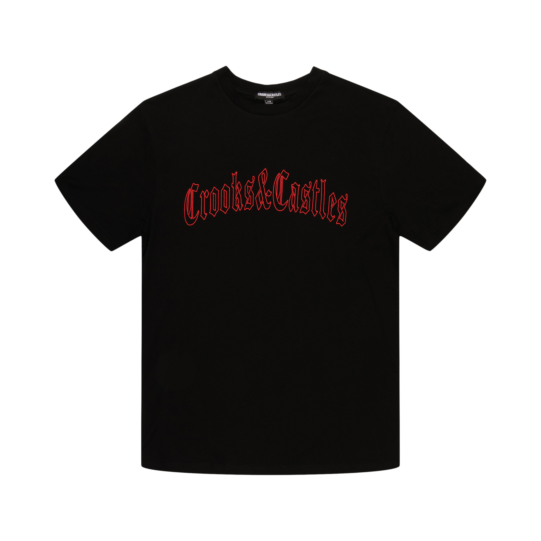 Gothic Embroidered Logo Tee