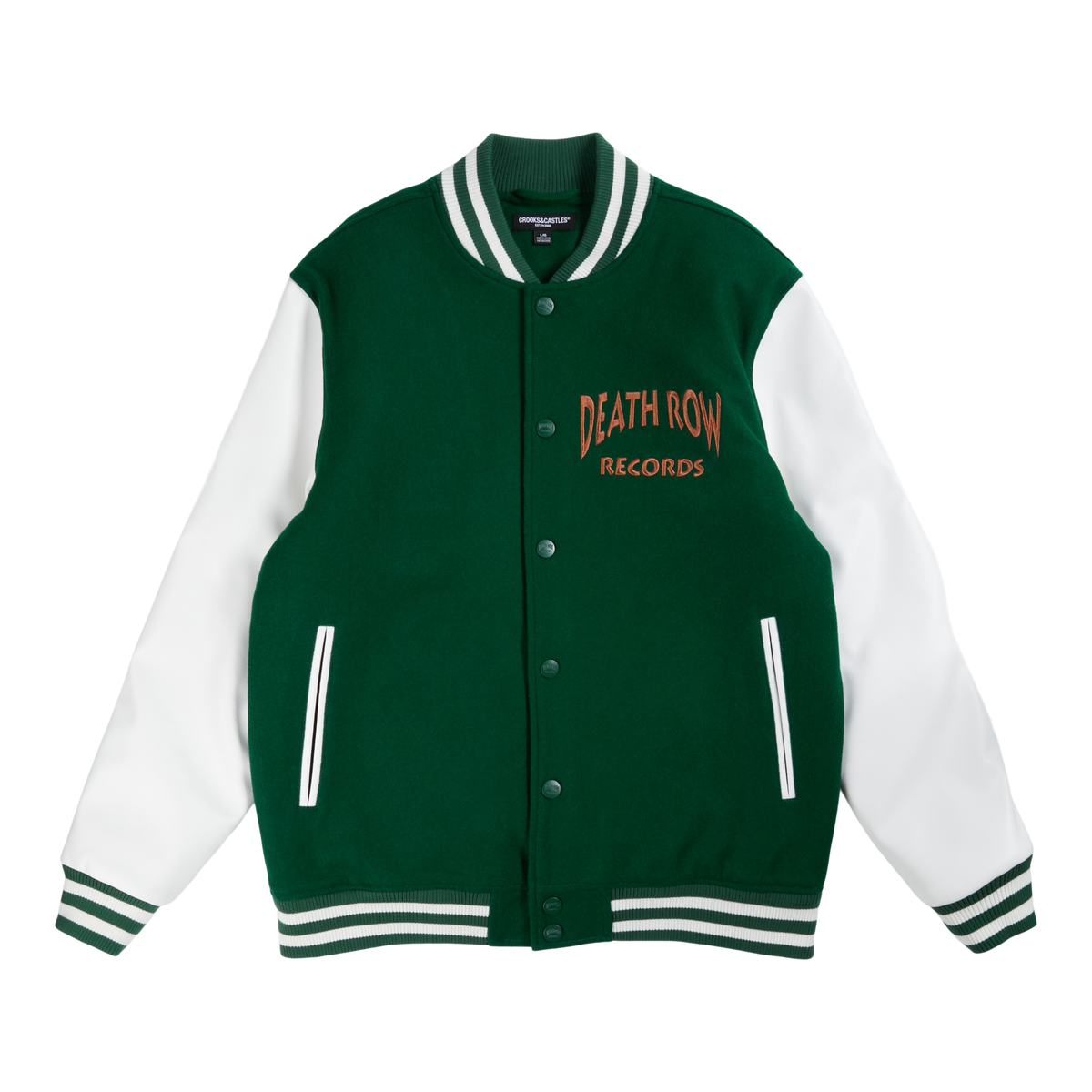 Deathworld varsity green jacket discount