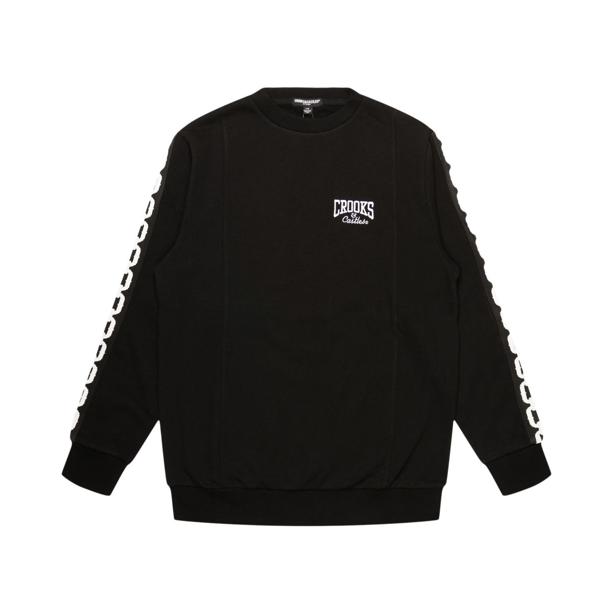 Crooks and castles cropped hoodie top