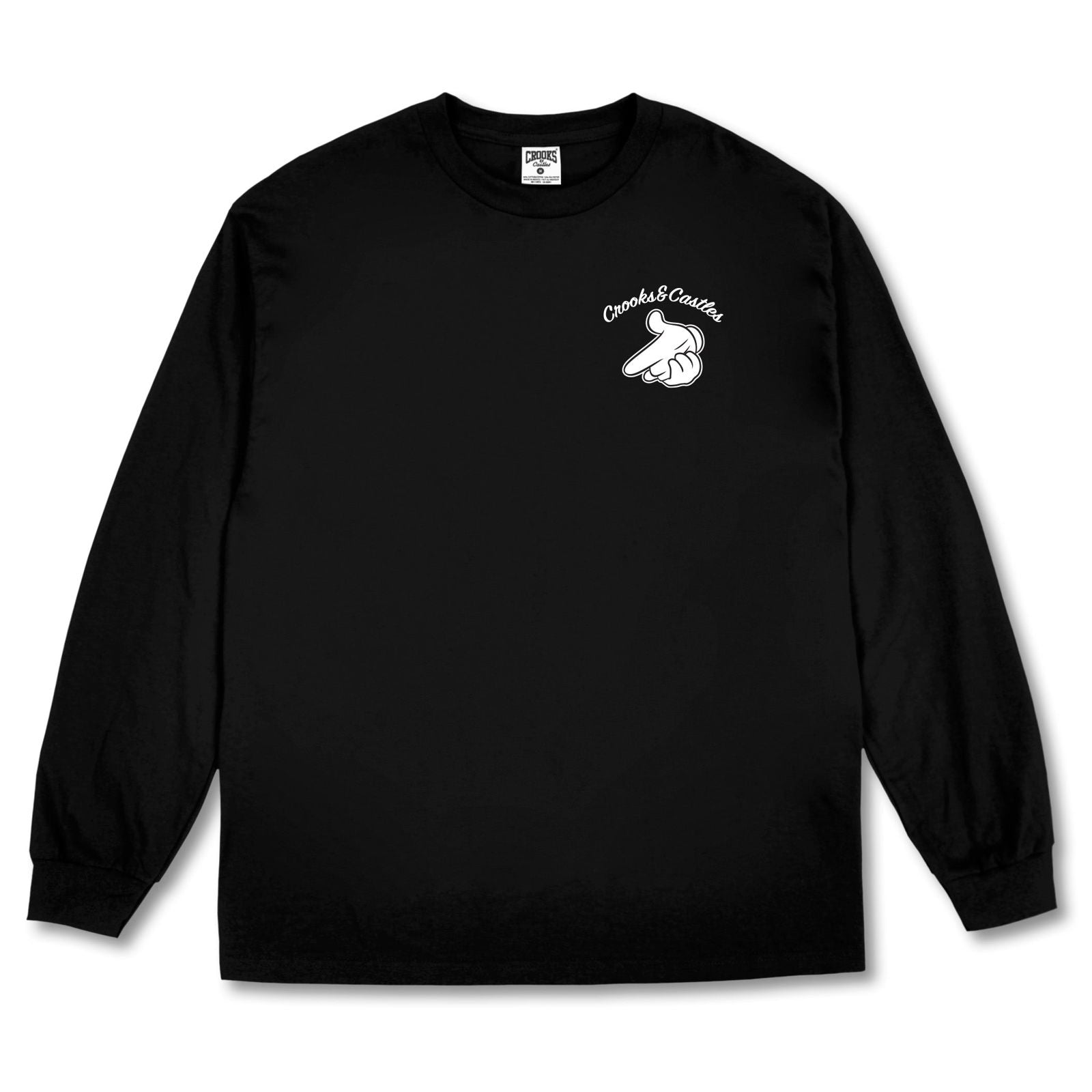 Air Gun Script L/S Tee -  -  - Crooks & Castles