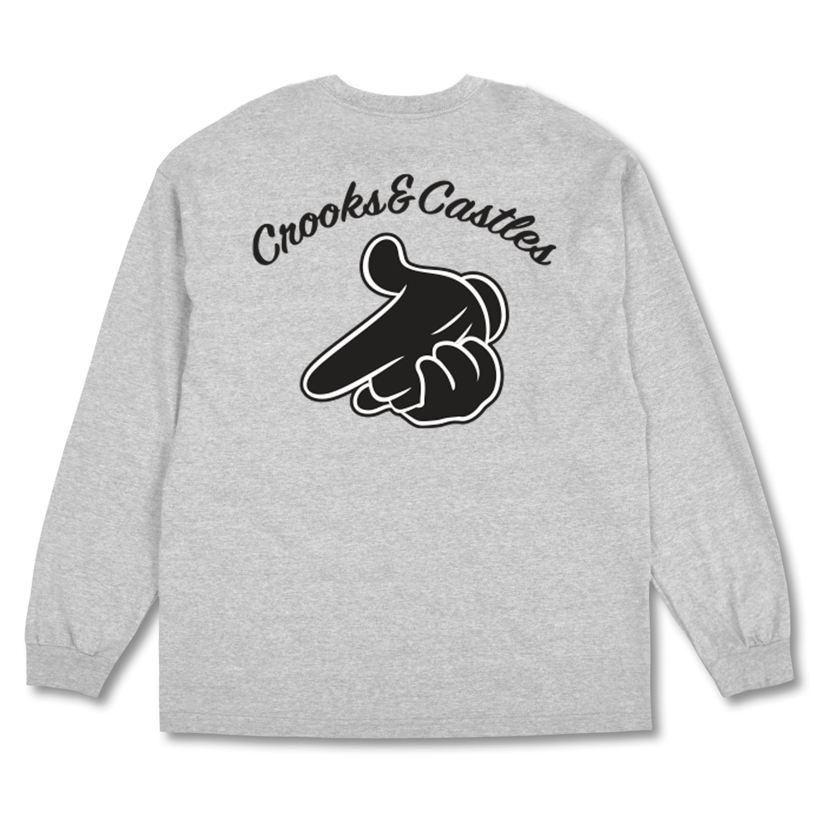 Air Gun Script L/S Tee -  -  - Crooks & Castles