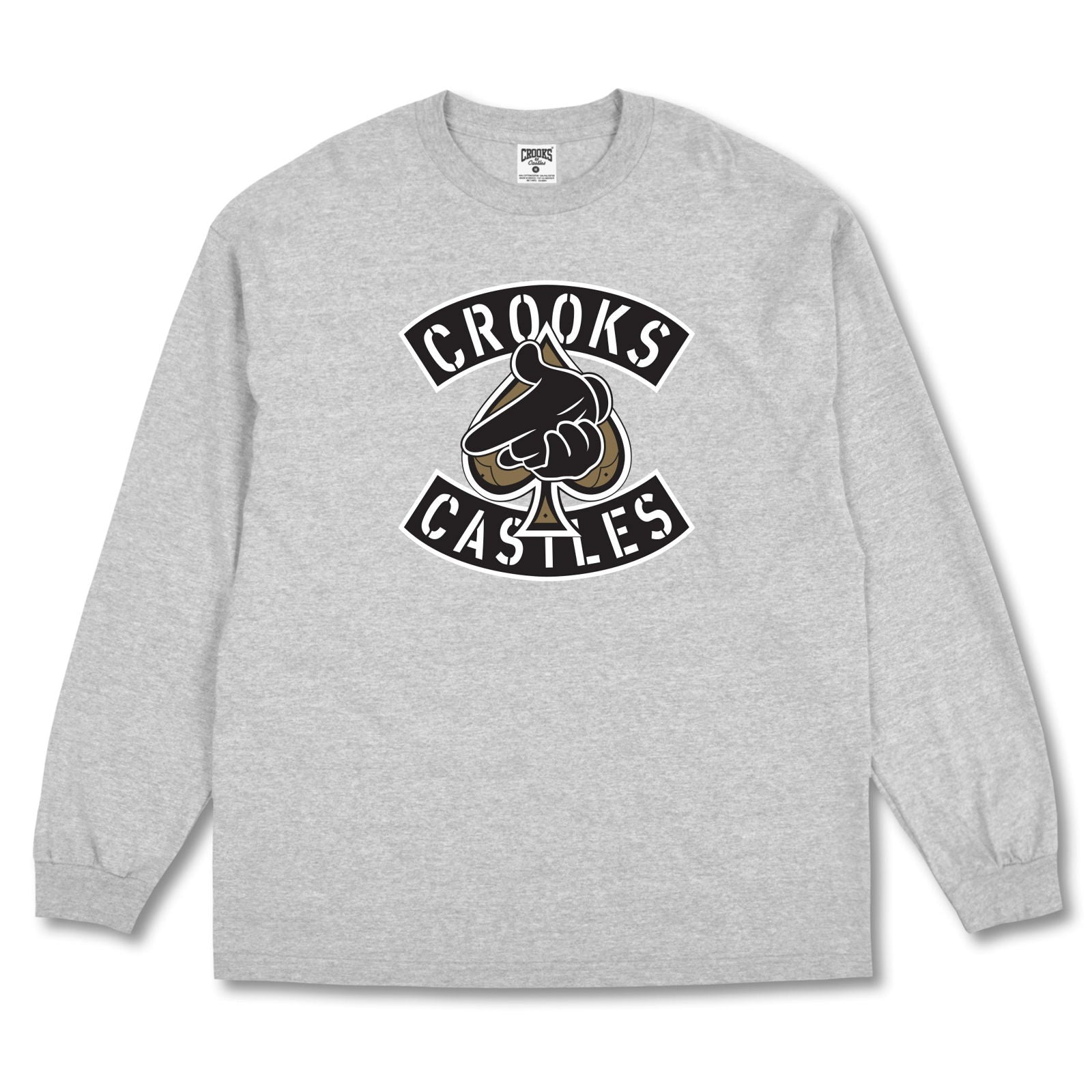 Air Gun Spade L/S Tee -  -  - Crooks & Castles