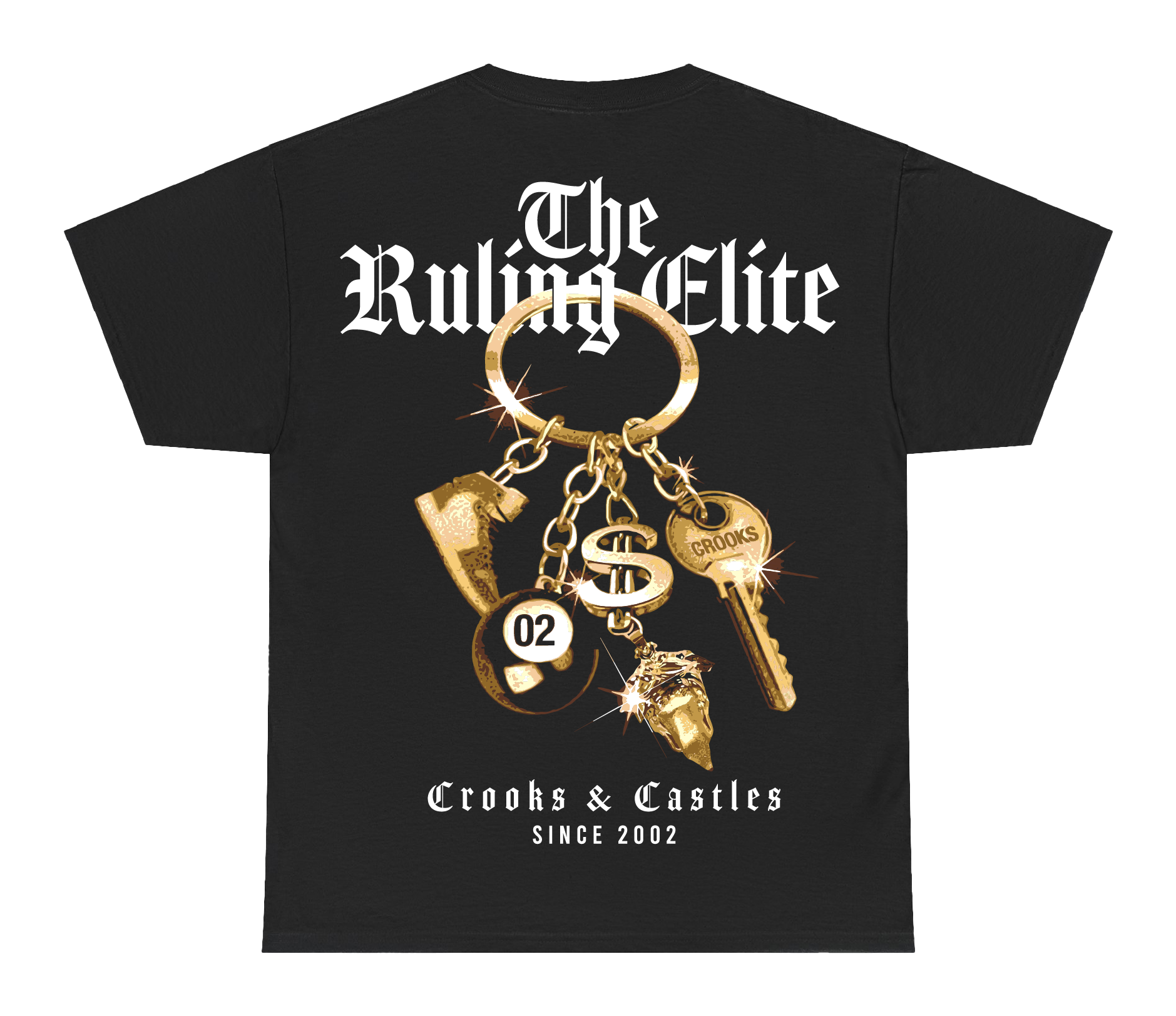 Crooks Keychain Premium Heavyweight Box Tee