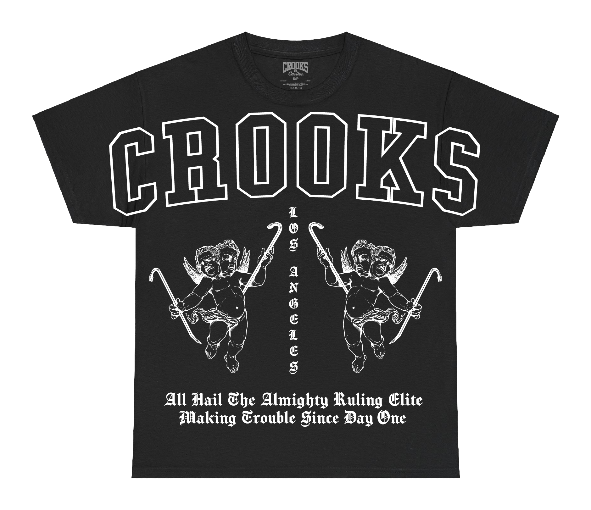 Crooks Goth Emblem Premium Heavyweight Box Tee