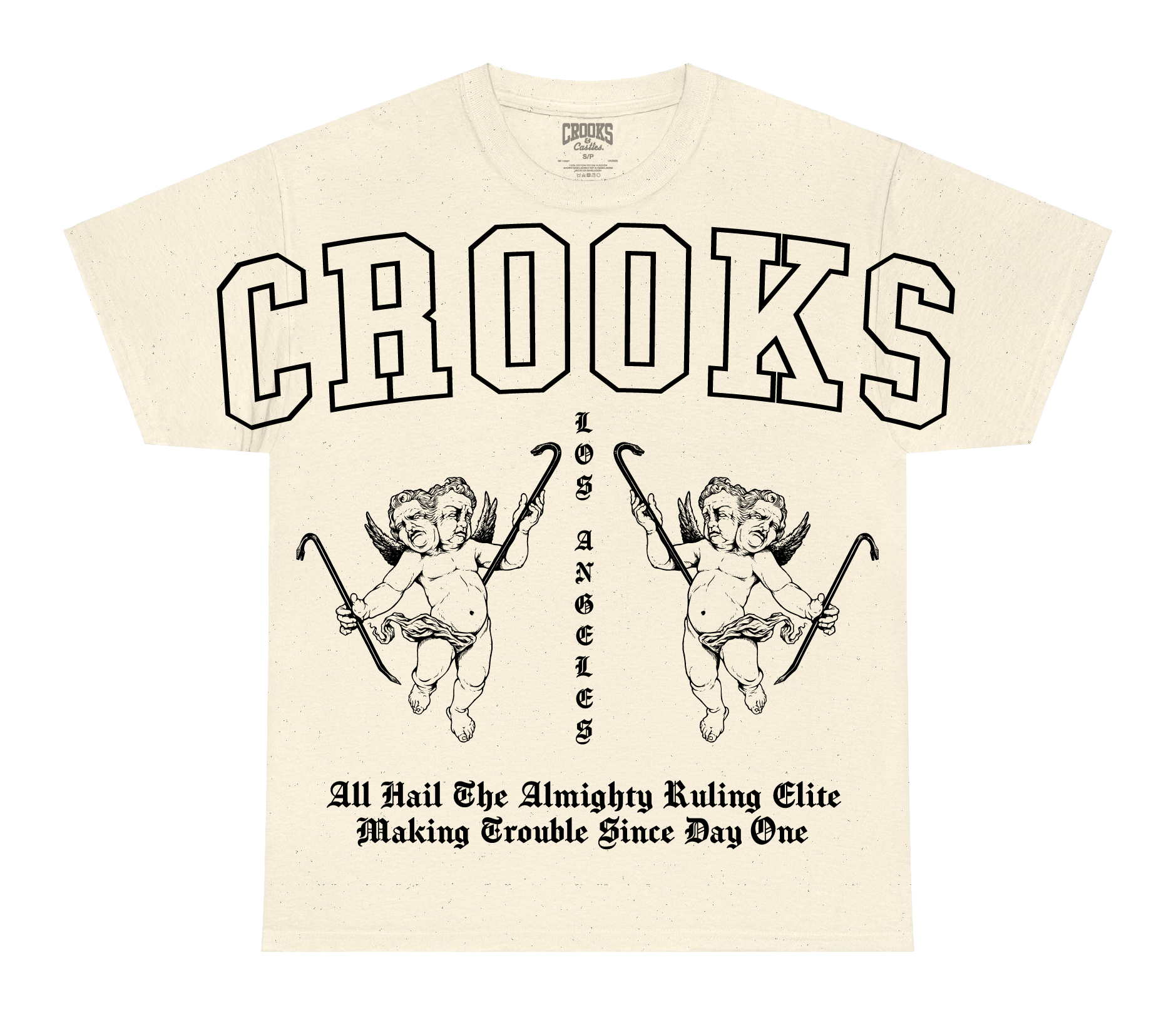 Crooks Goth Emblem Premium Heavyweight Box Tee