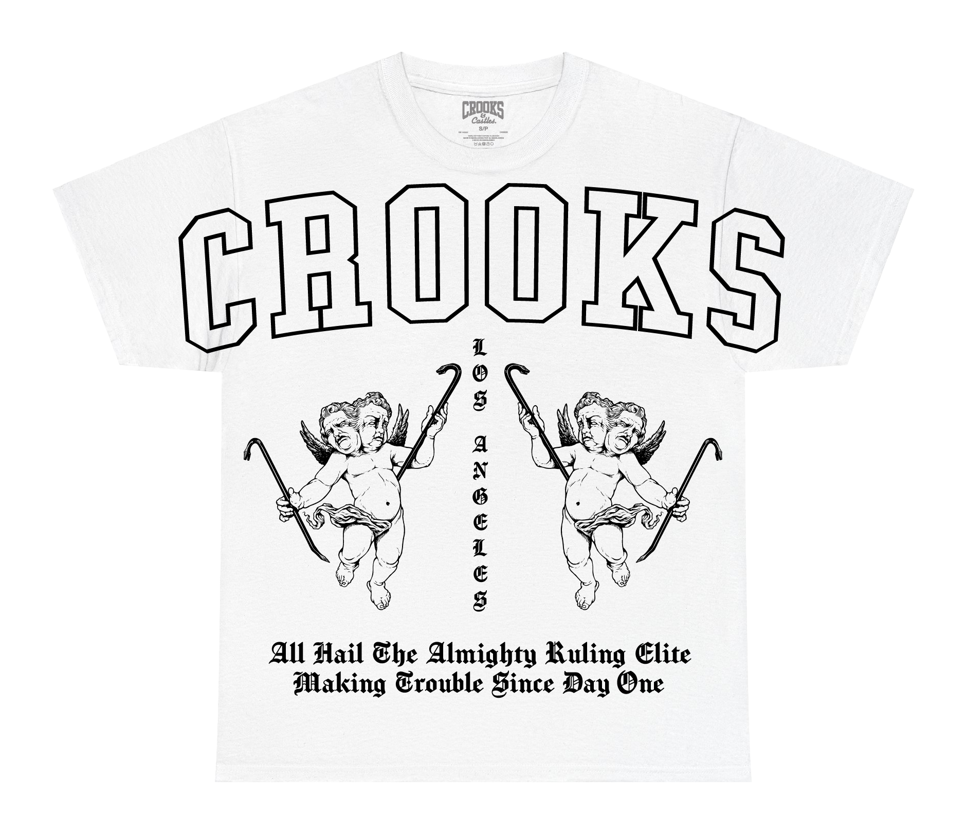 Crooks Goth Emblem Premium Heavyweight Box Tee