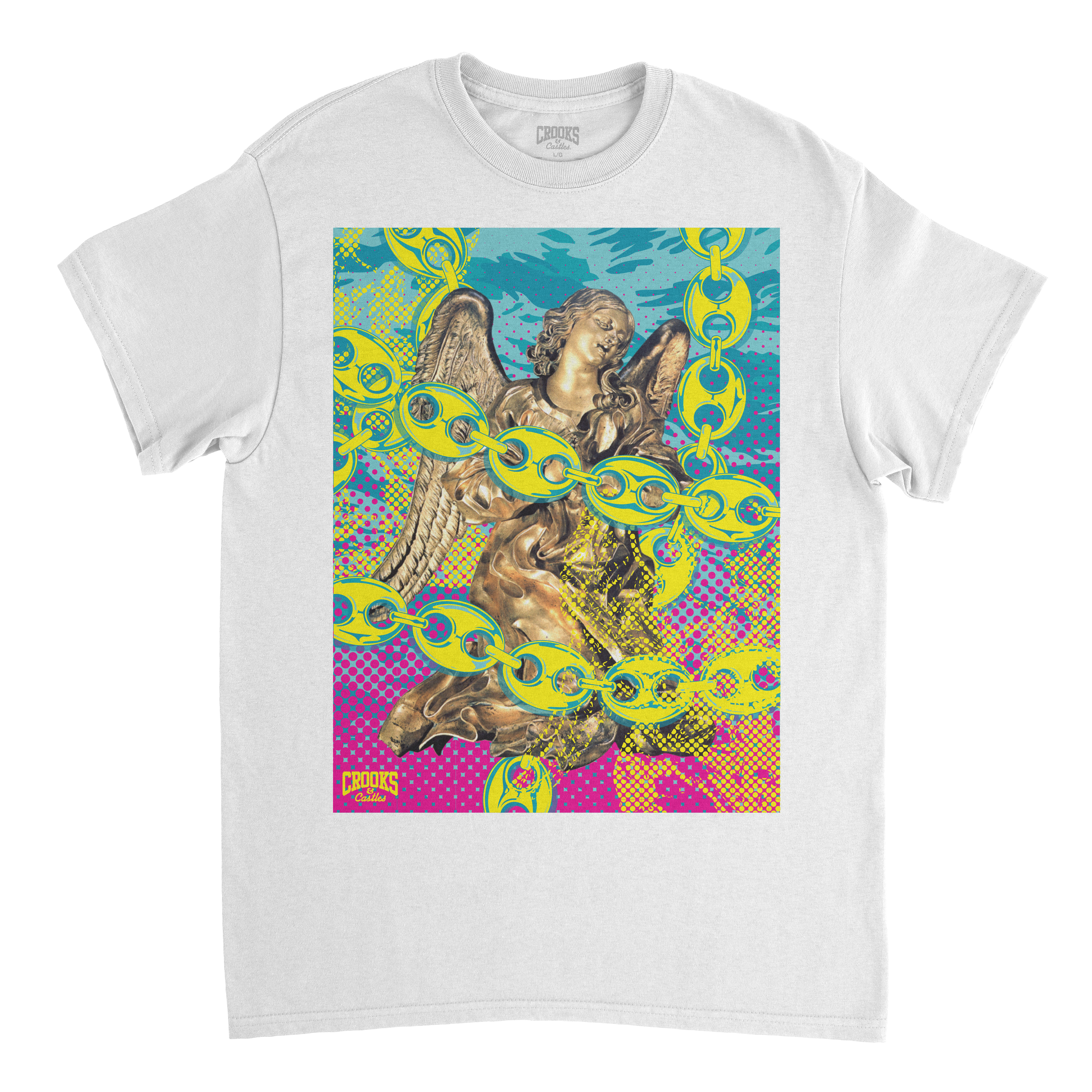 Angel Chain Neon Tee