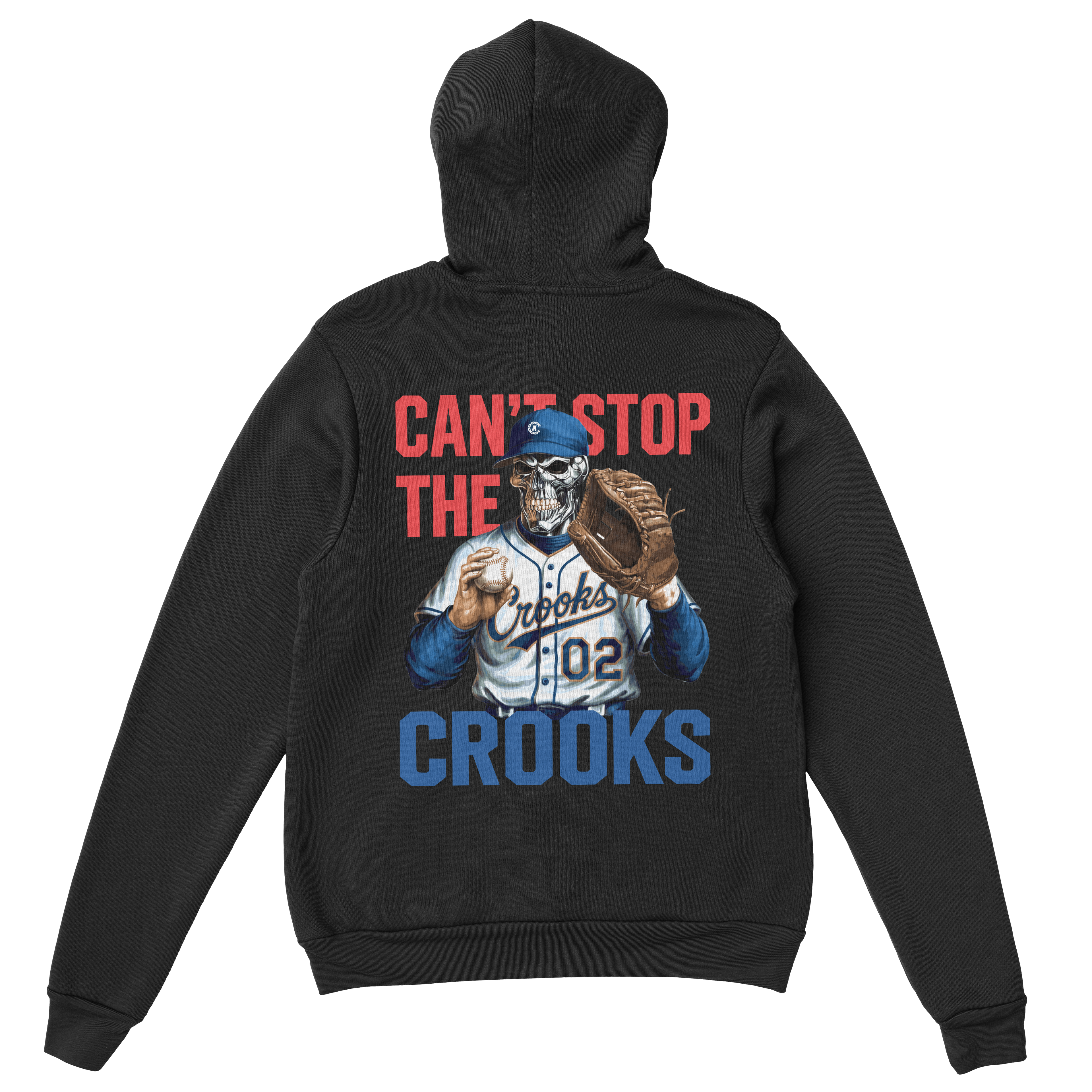 Can't Stop The Crooks Baseball Hoodie