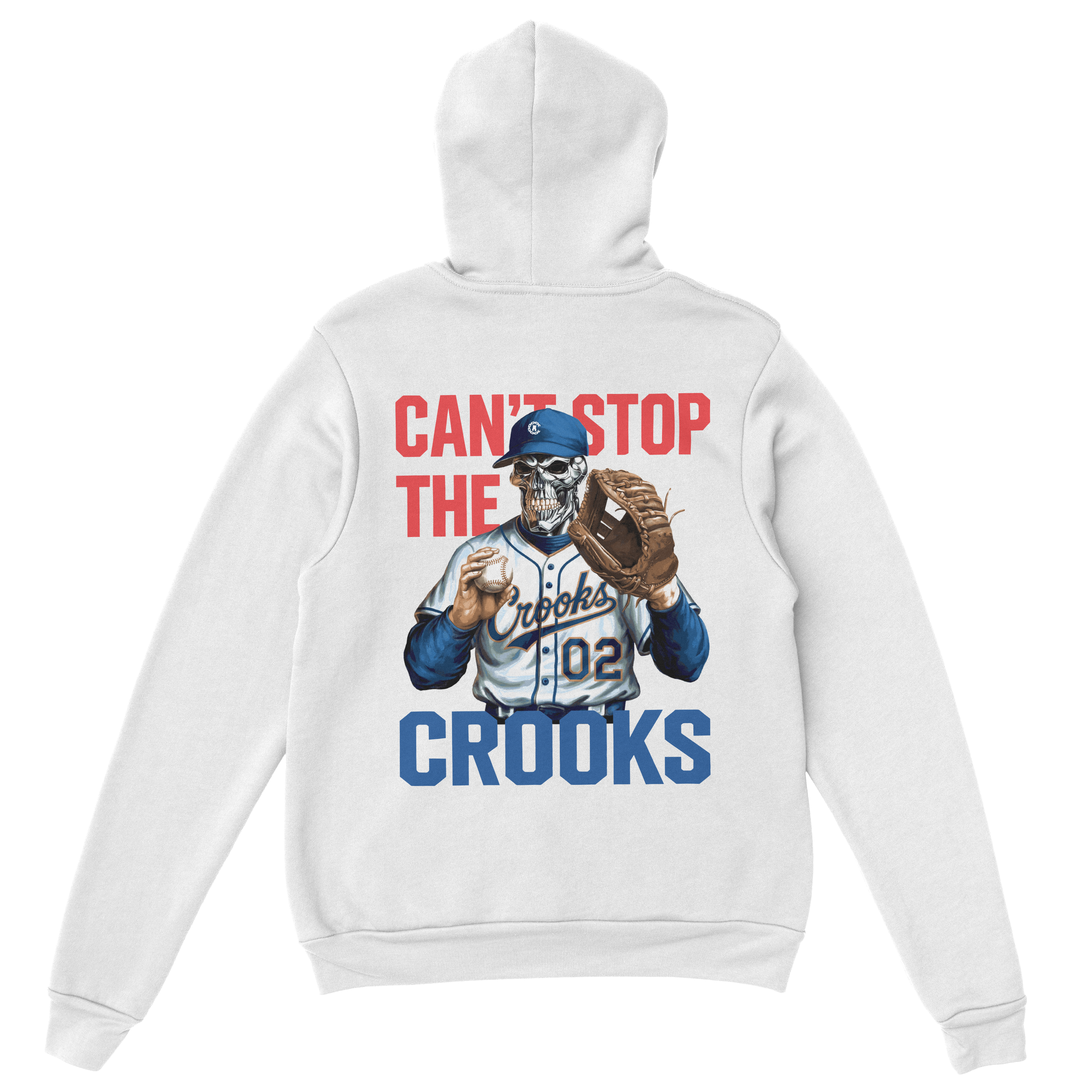 Can't Stop The Crooks Baseball Hoodie