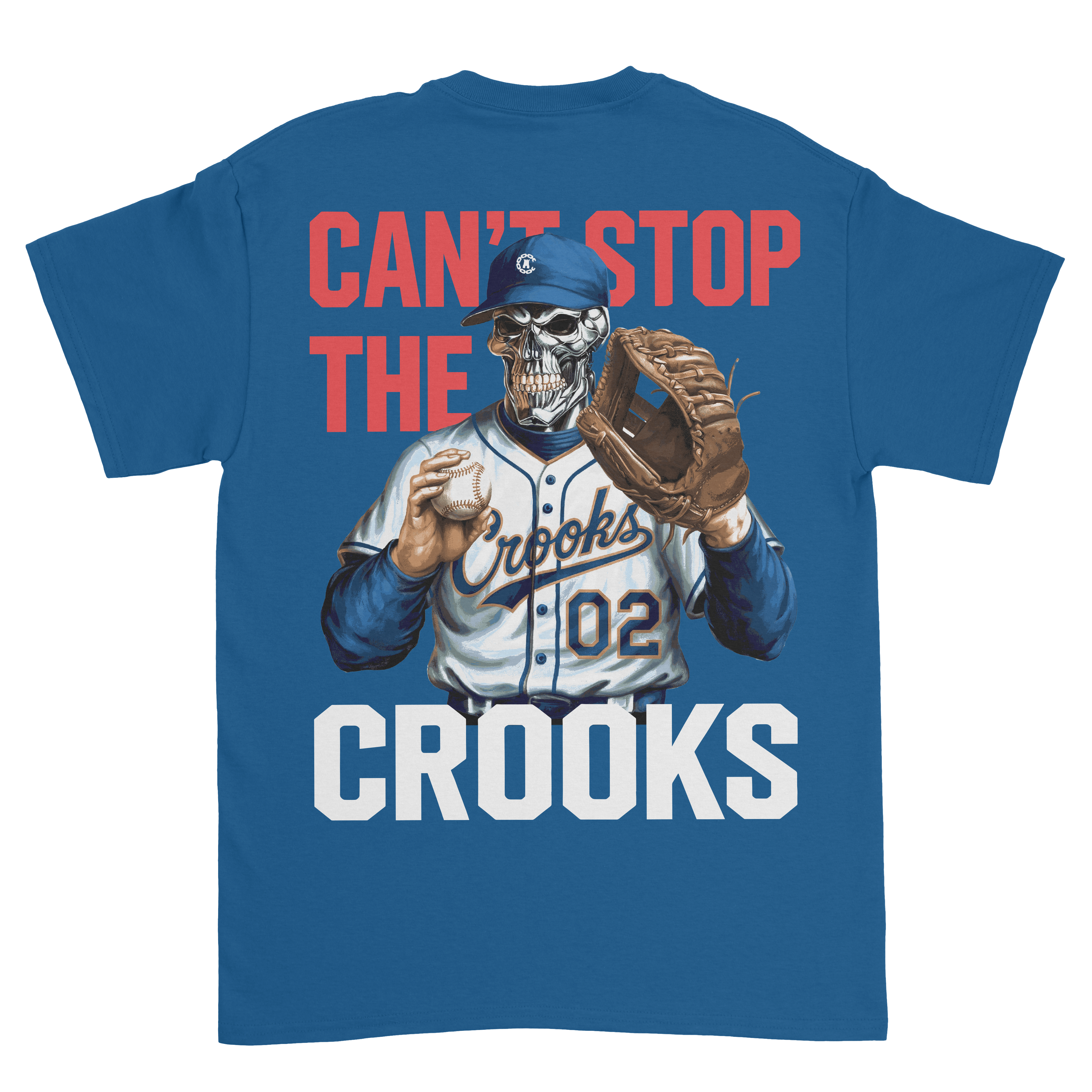 Can't Stop The Crooks Baseball Tee