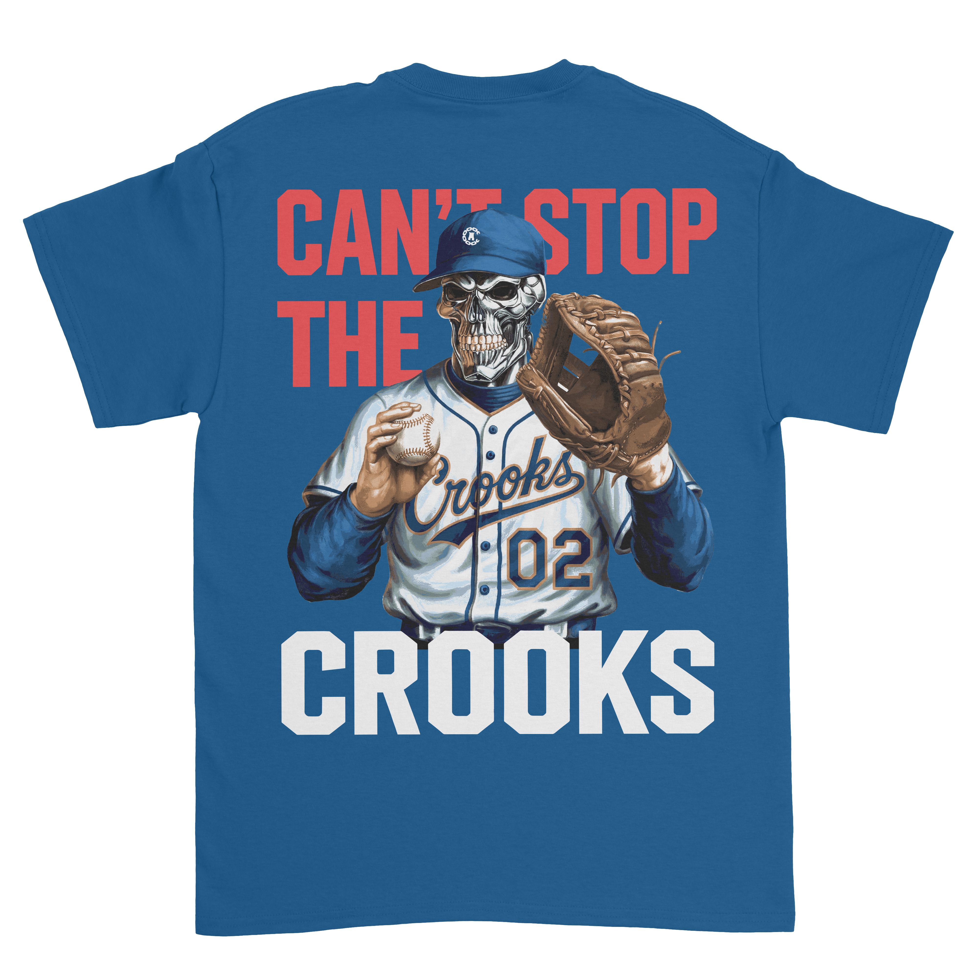 Can't Stop The Crooks Baseball Tee