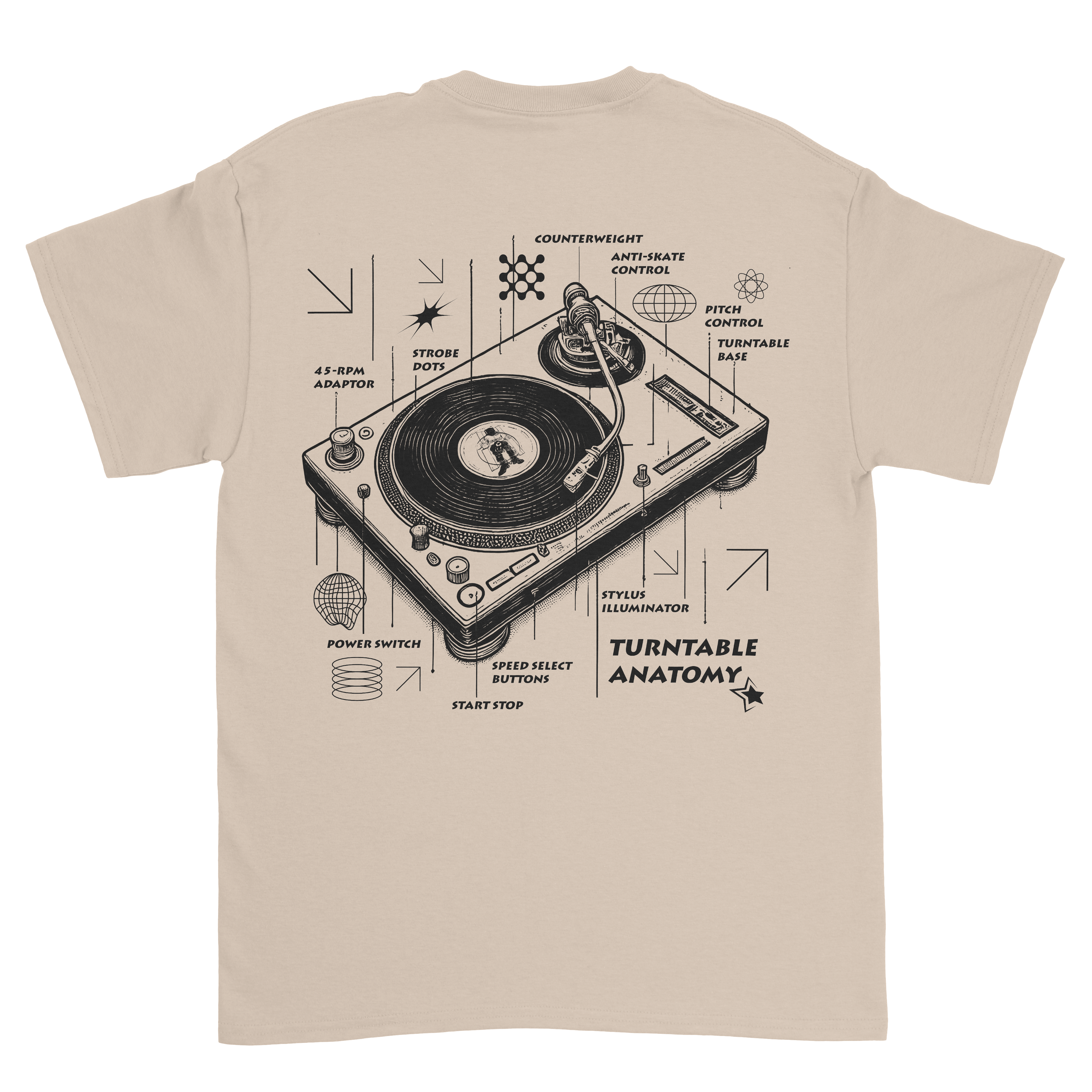 Turntable Anatomy Tee