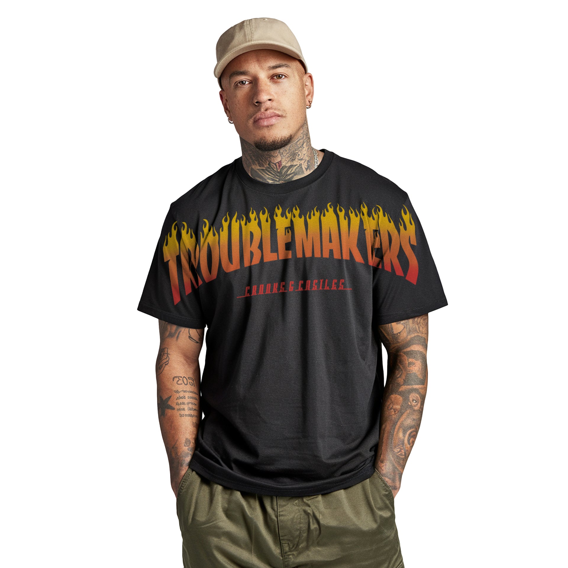 Troublemakers Flames Tee