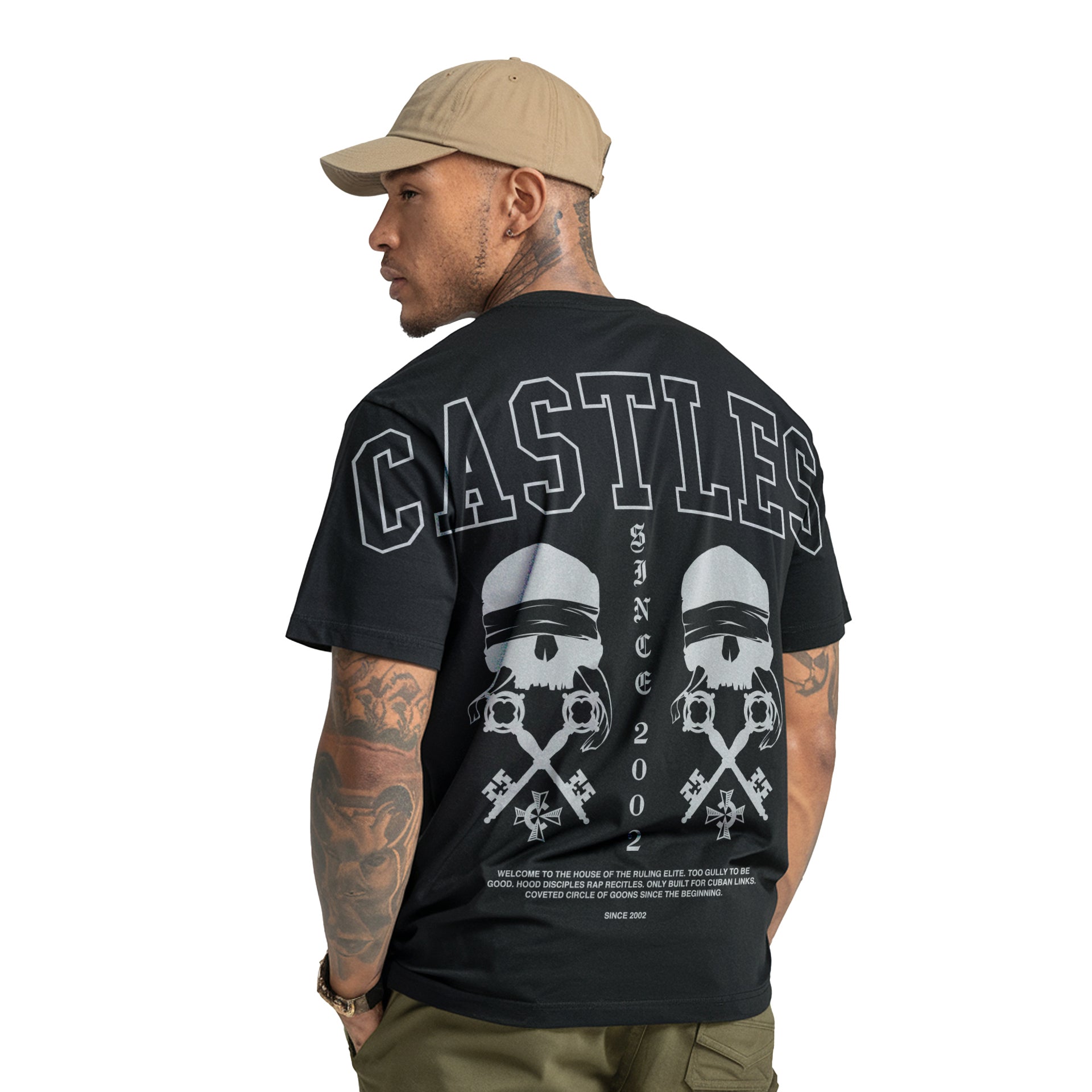 Crooks Goth Emblem Boxy Tee