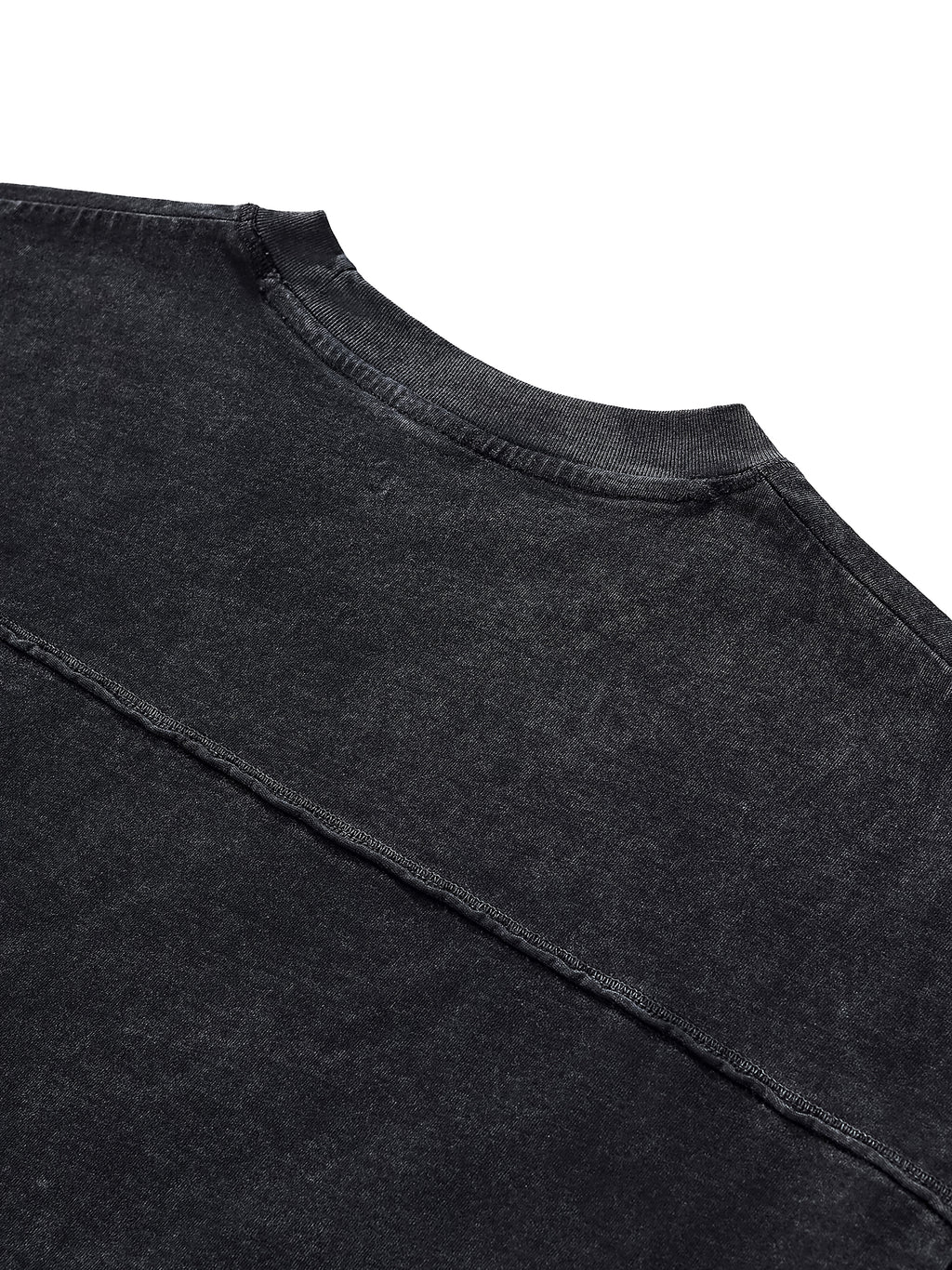 Point Em Out Raw Edge Snow Washed Tee