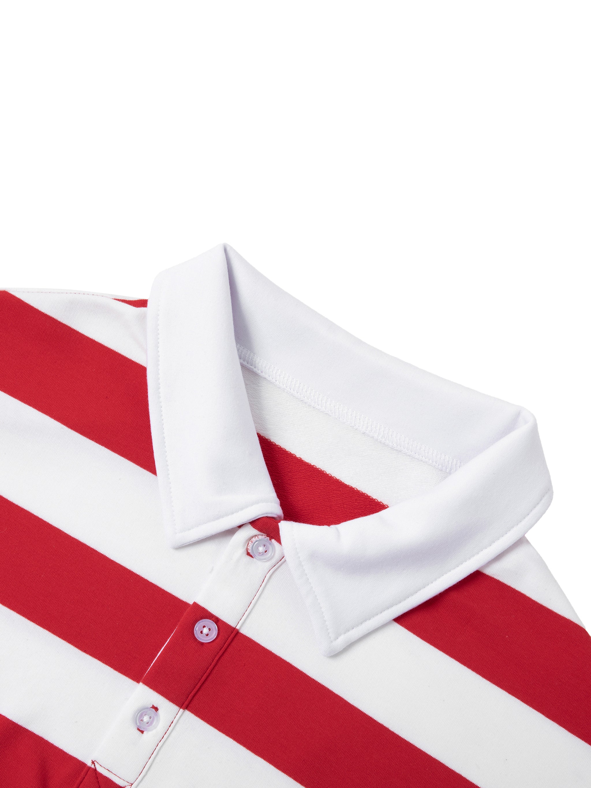 Flight Script Striped Polo Shirt