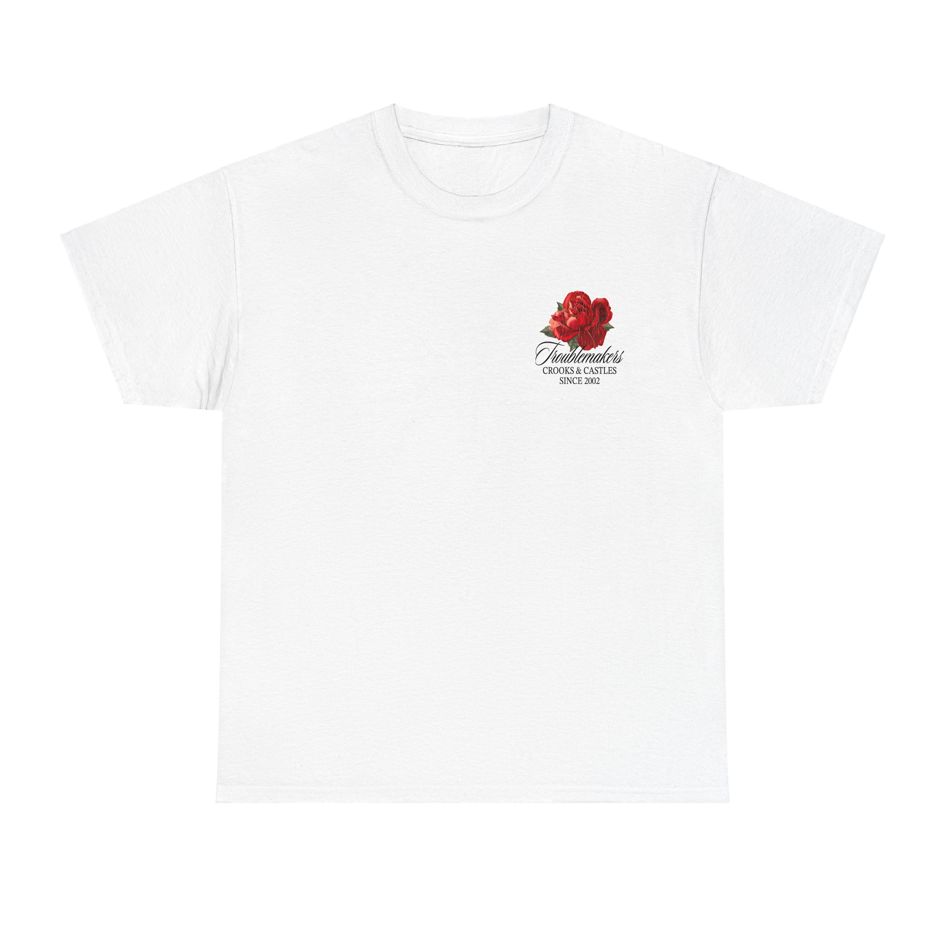 XC0203T Breaking Hearts Since 2002 Tee White FRONT