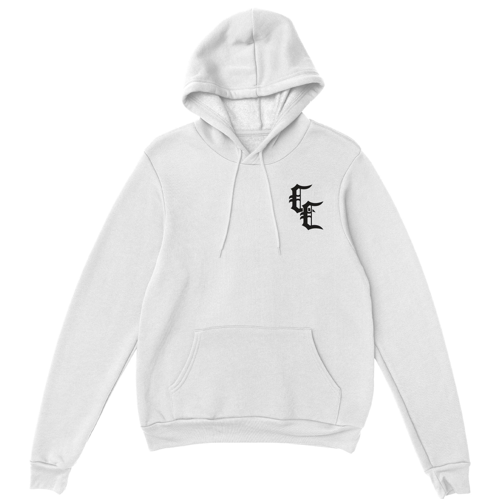 XC0206H Cash First Feelings Later Hoodie White FRONT