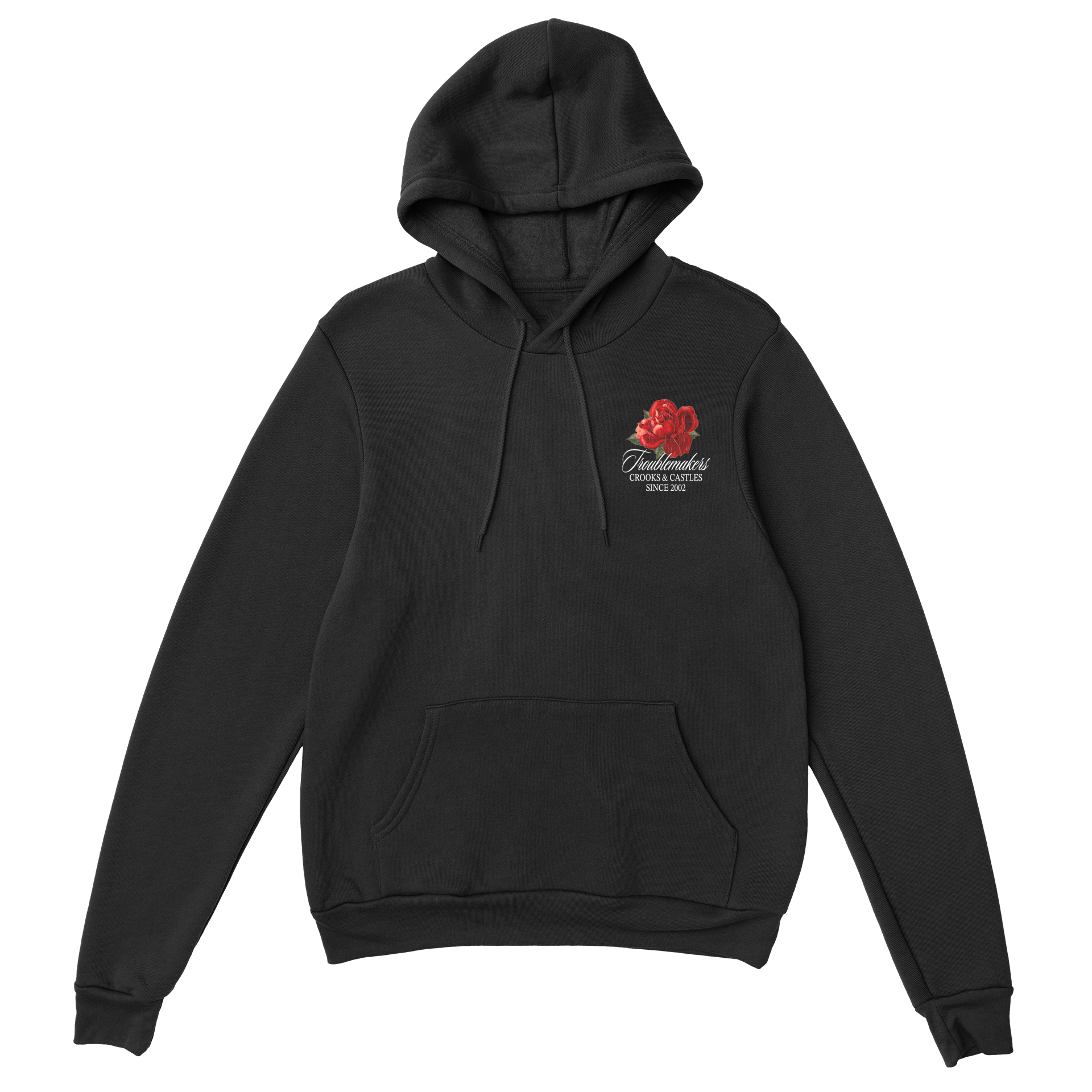 XC0203H Breaking Hearts Since 2002 Hoodie Black FRONT