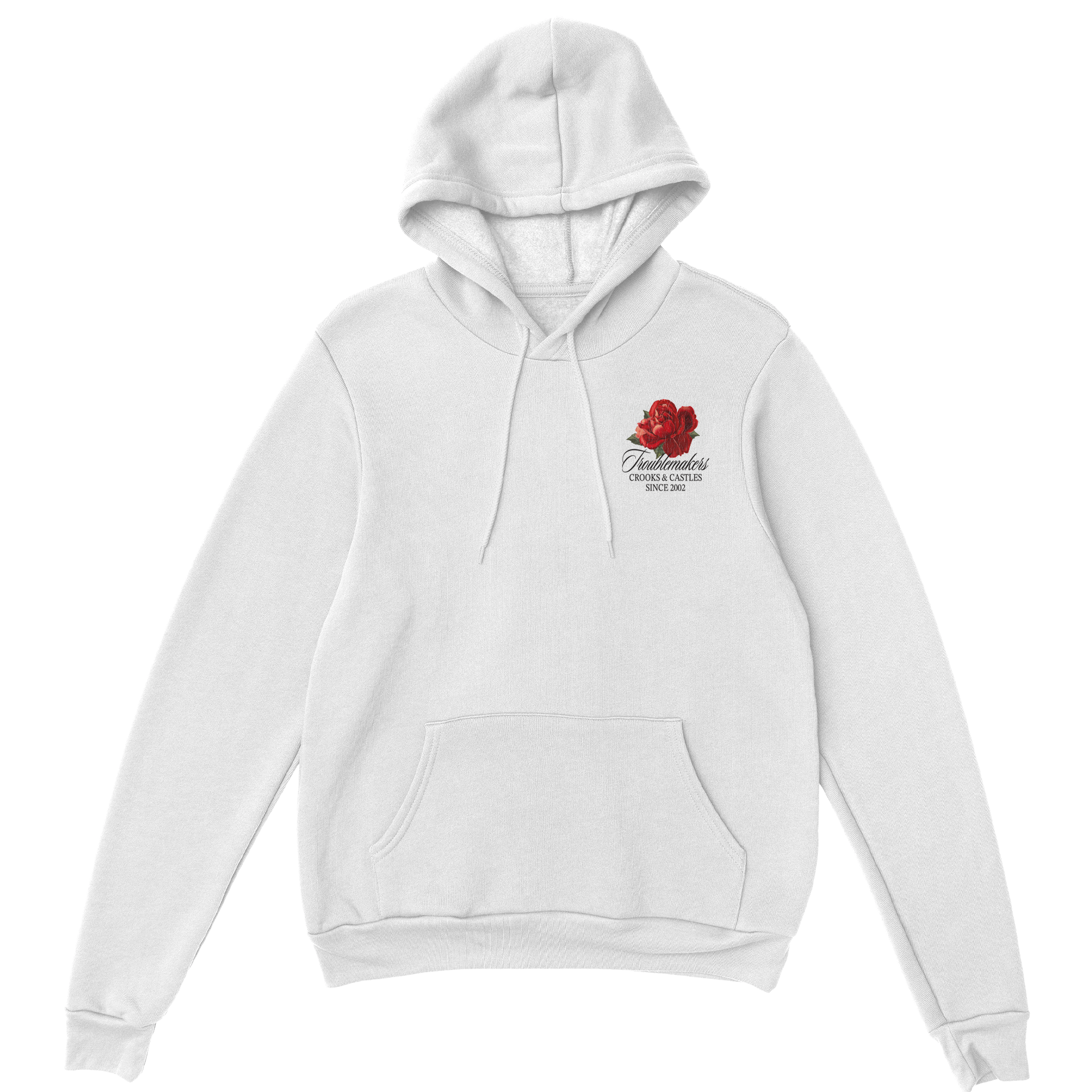 XC0203H Breaking Hearts Since 2002 Hoodie White FRONT