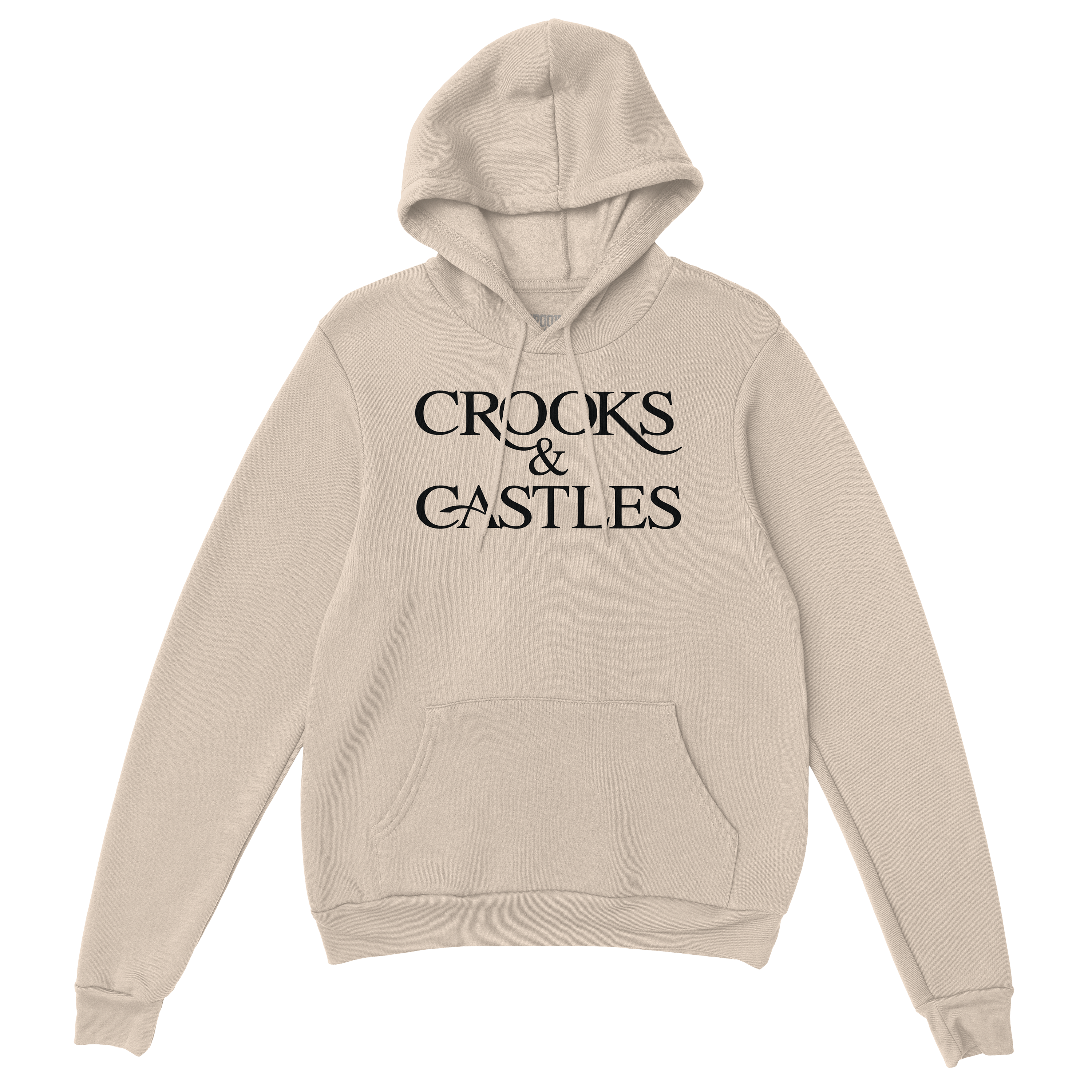 Serif Logo Stacked Hoodie