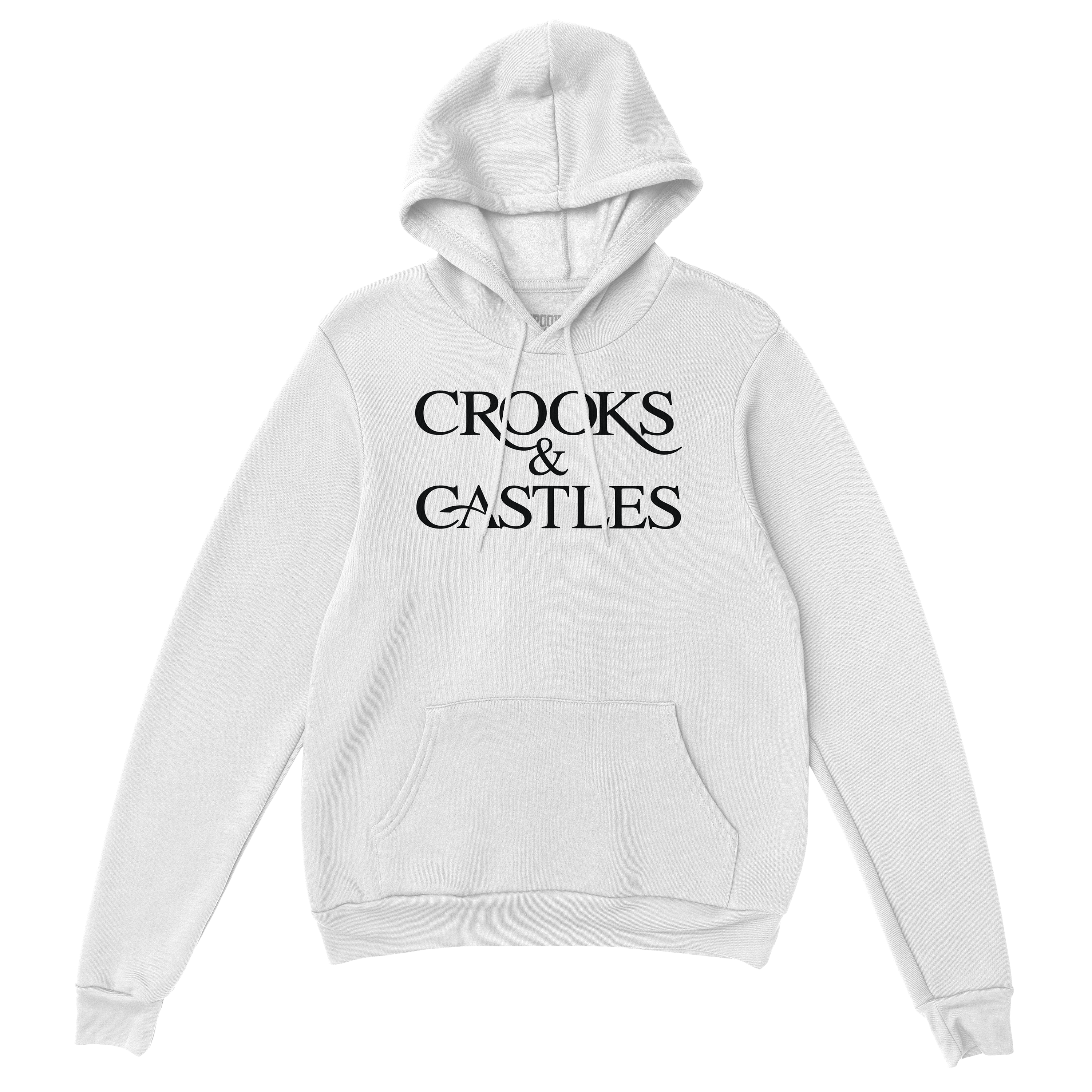 Serif Logo Stacked Hoodie