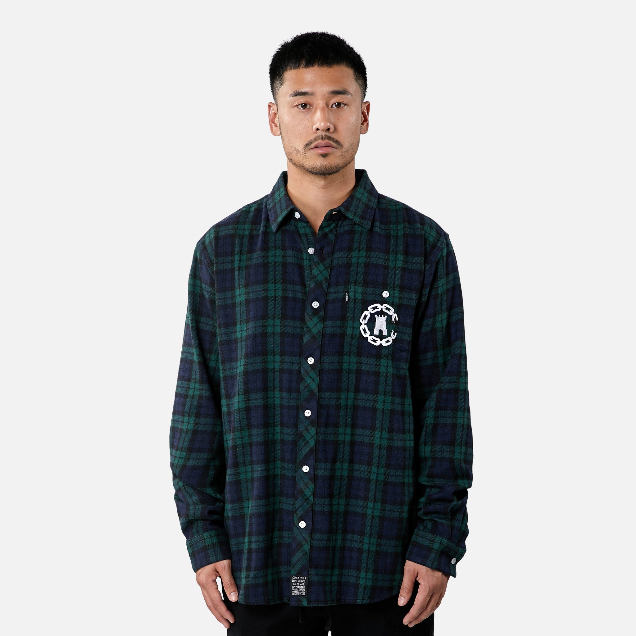 Chain C Castle Embroidered Shirt