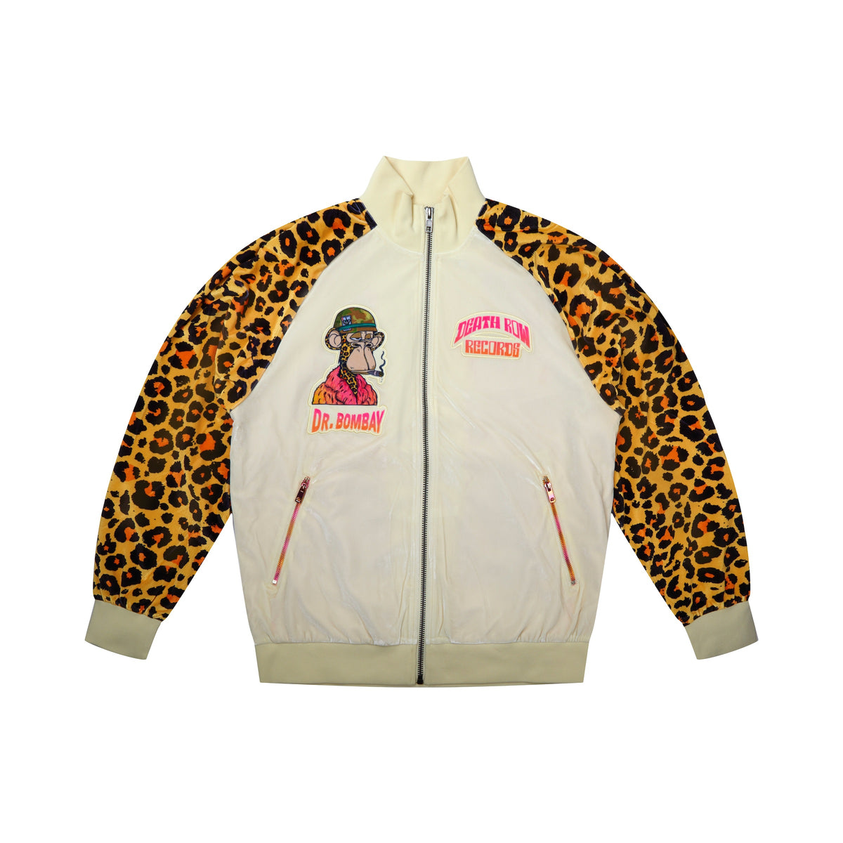 Dr. Bombay Leopard Velour Track Jacket
