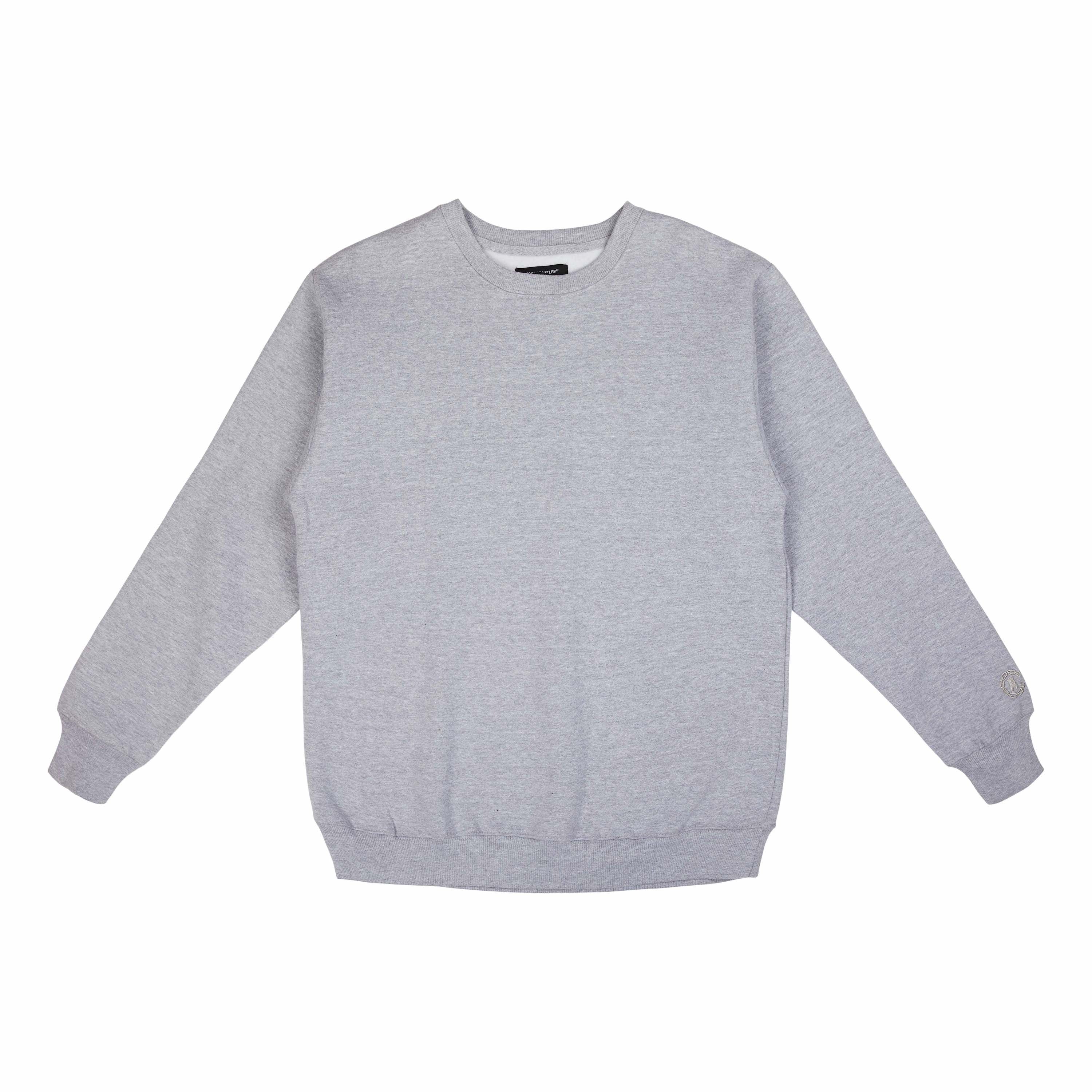 Essential Premium Fleece Sweatshirt - Heather Grey