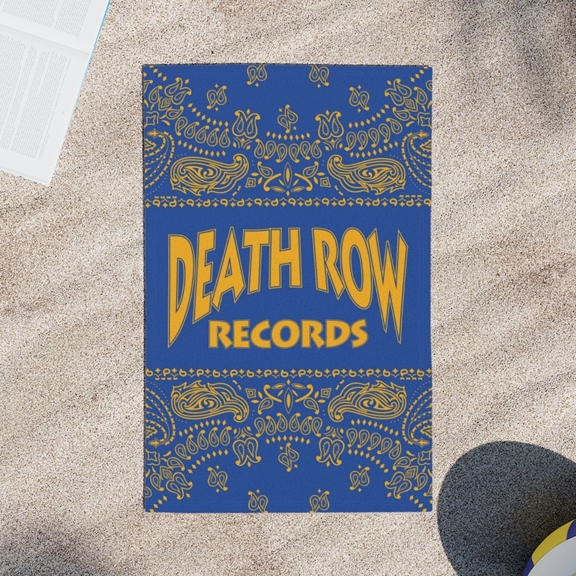 Death Row Records Beach Towel