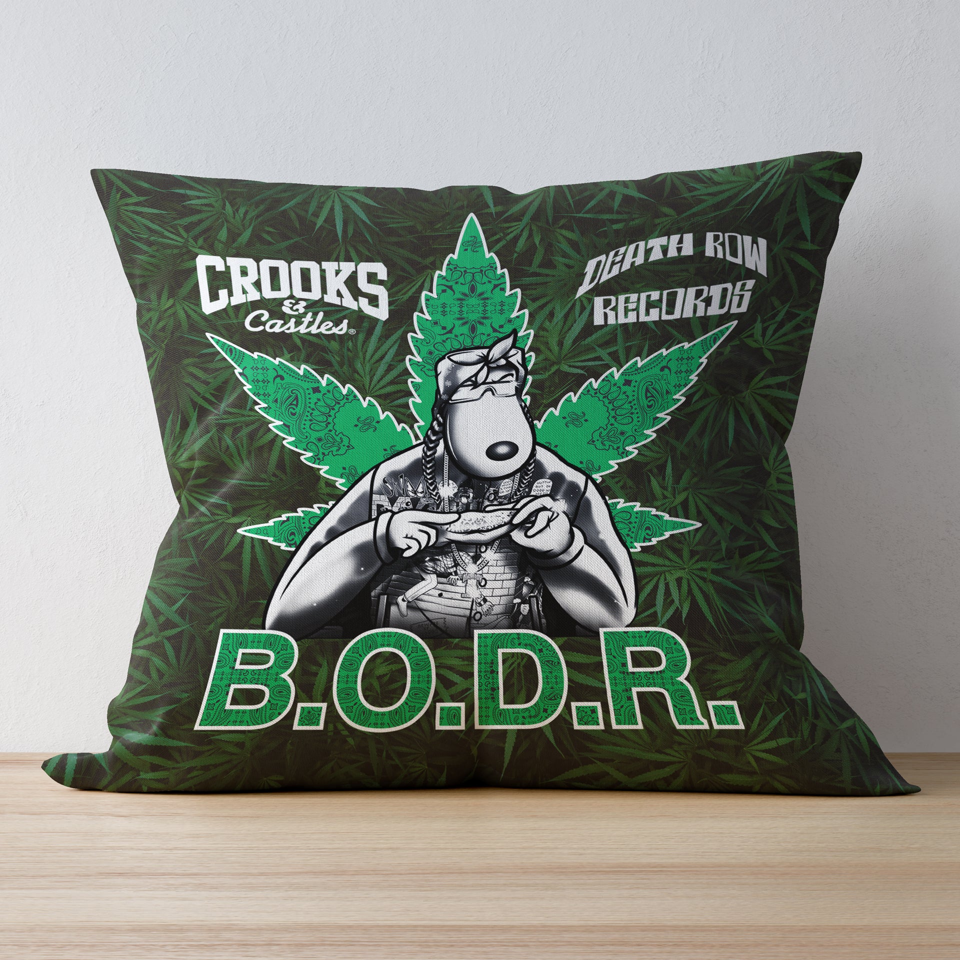 B.O.D.R. 420 Throw Pillow