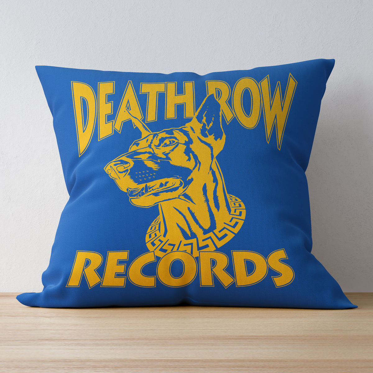 Death Row Dog Chain Throw Pillow