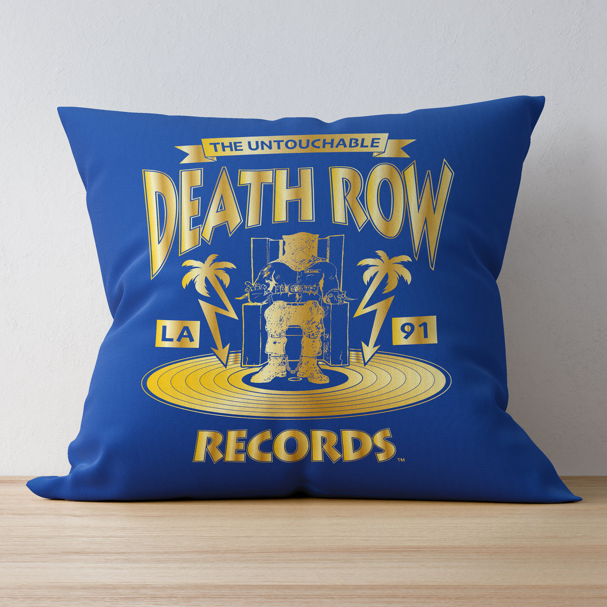 Death Row Untouchable Throw Pillow