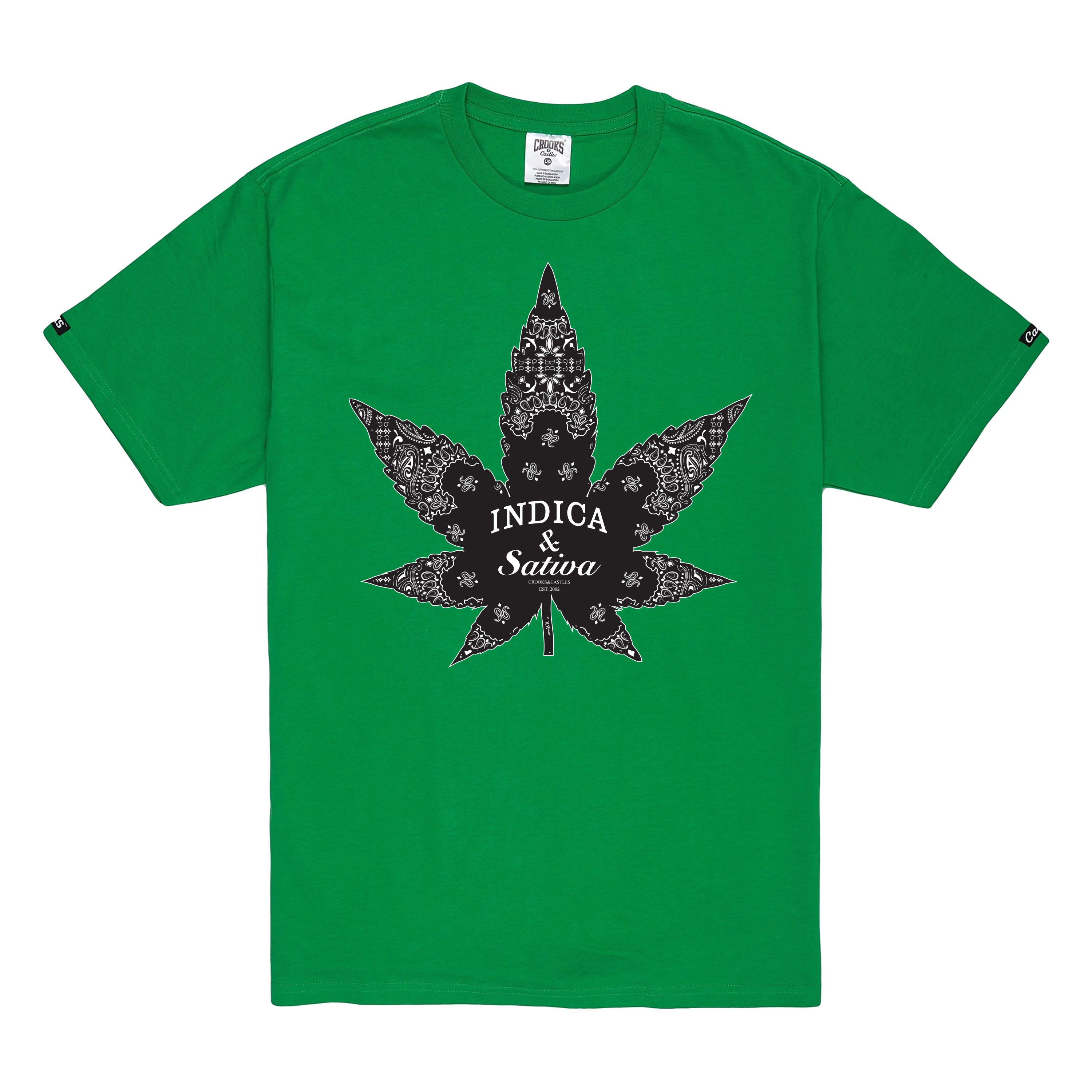 Indica And Sativa Paisley Tee